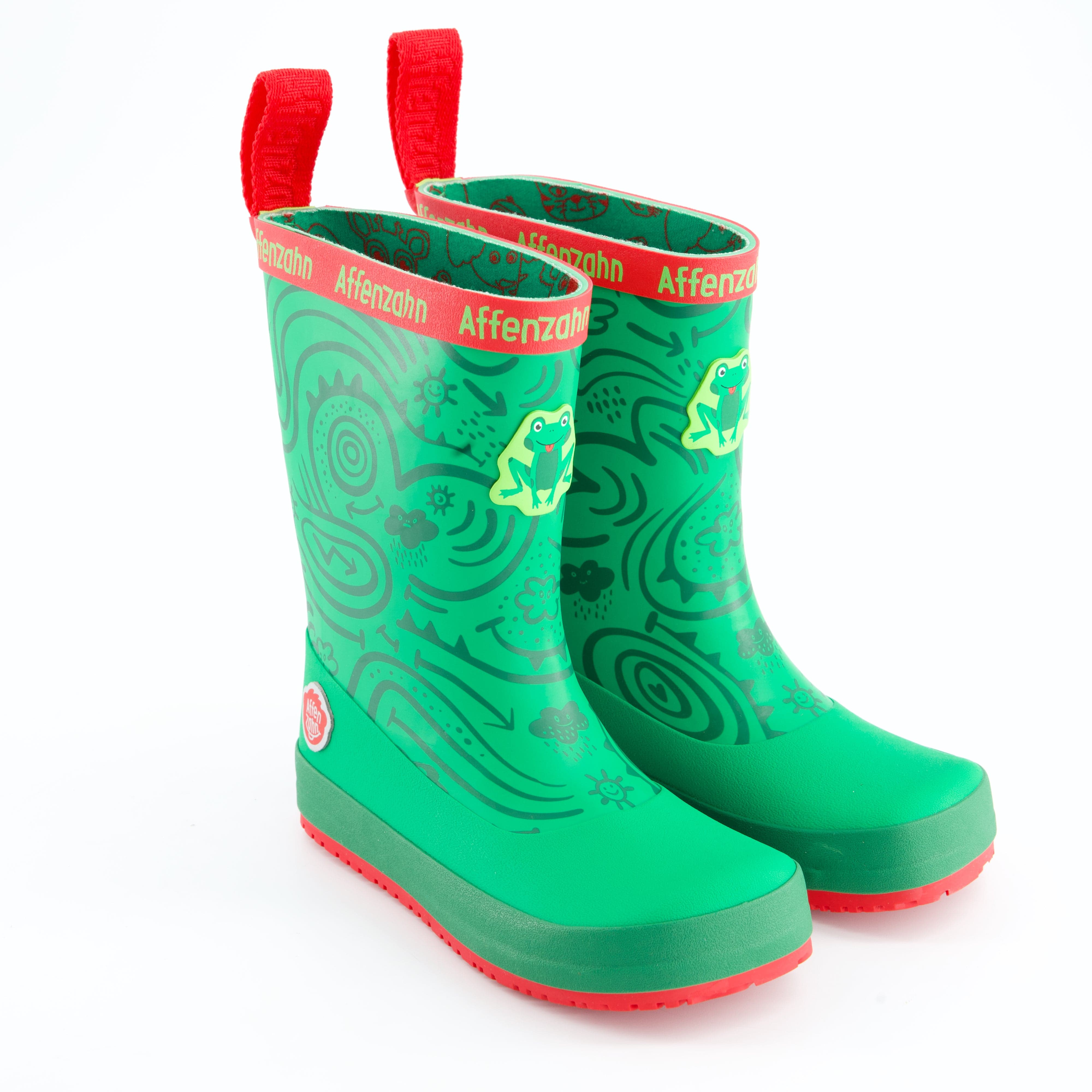 Affenzahn Burschenschuhe - Gummistiefel Gummistiefel Gummistiefel Vegan Plashy Frosch