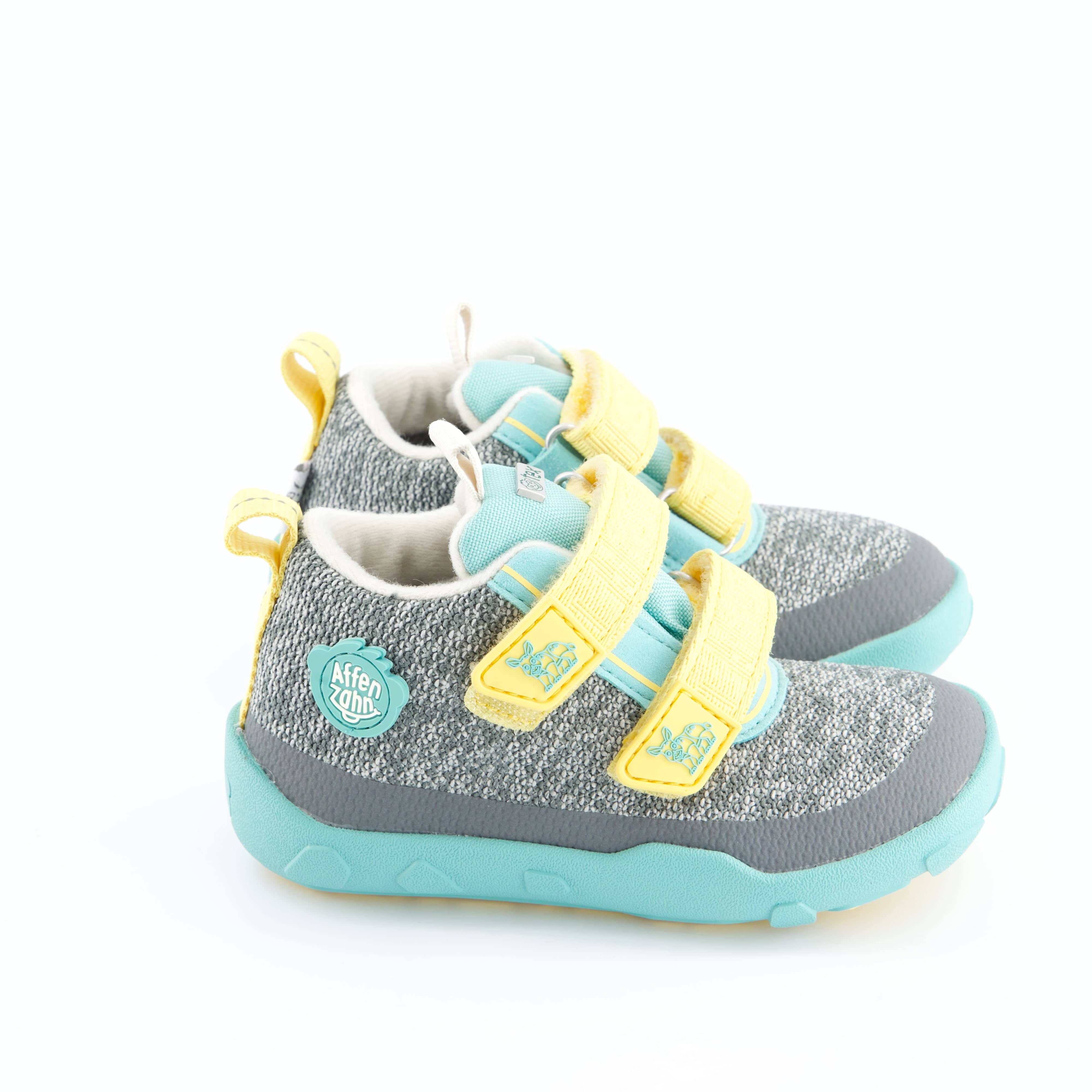 Affenzahn Burschenschuhe - Halbschuh Halbschuh Knit Happy Nashorn