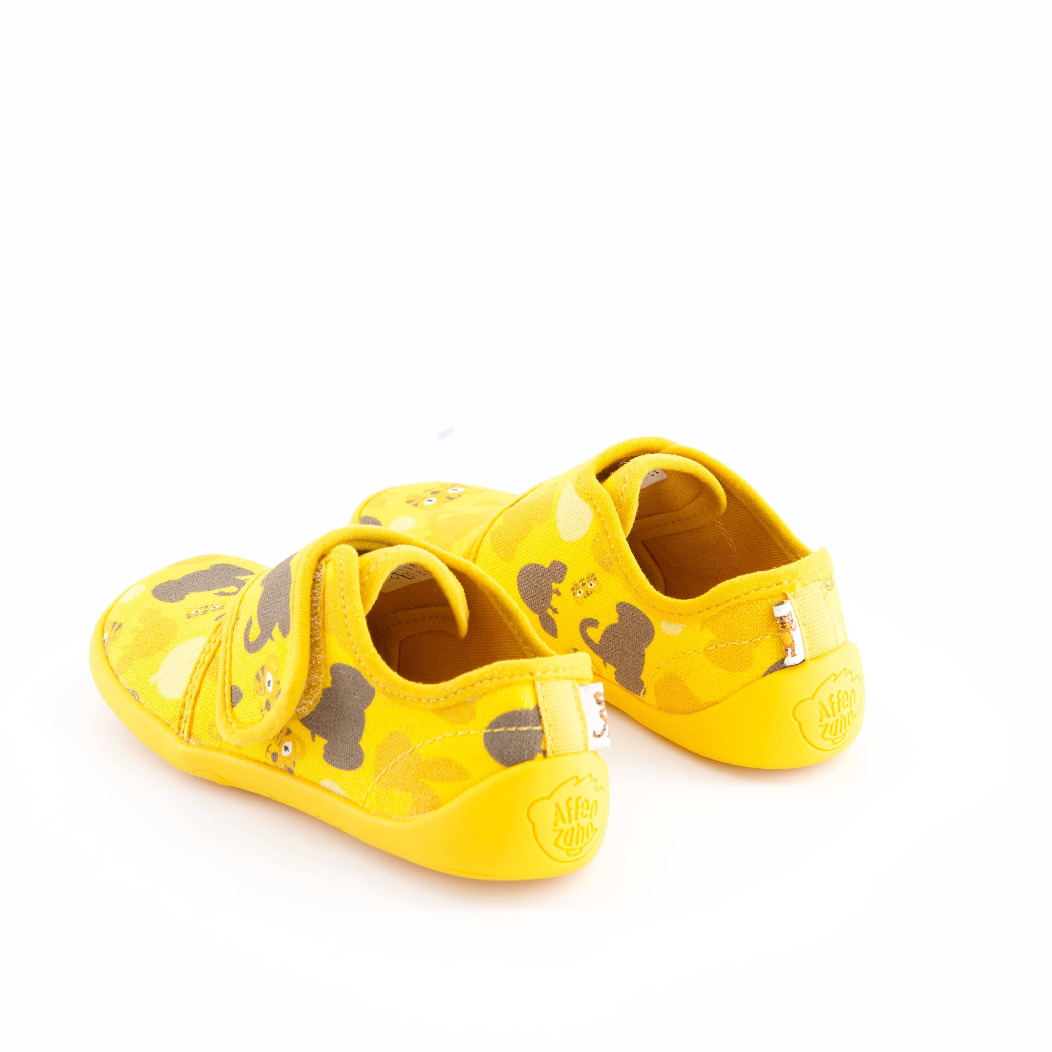 Affenzahn Burschenschuhe - Hausschuh Hausschuh Baumwolle Molly Tiger