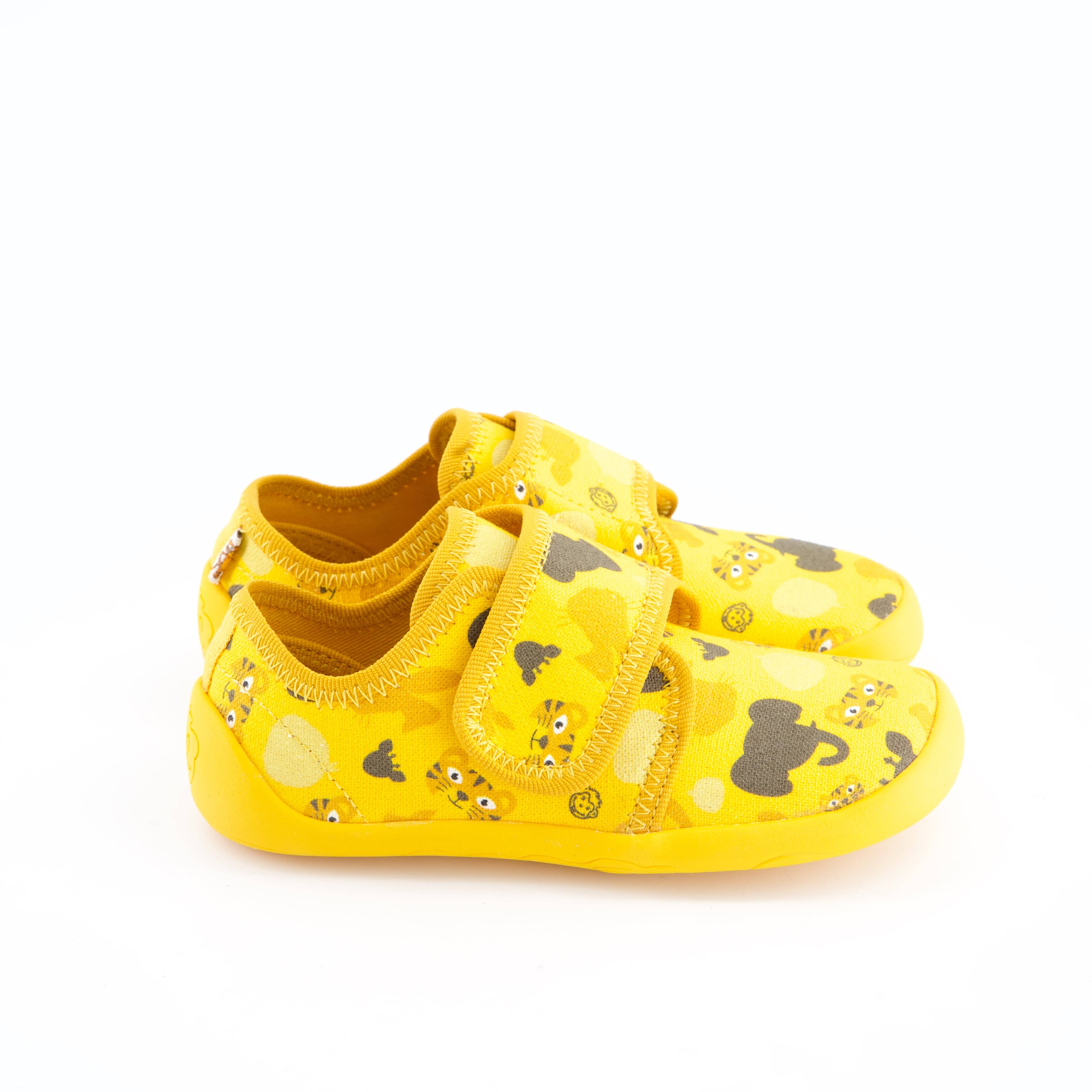 Affenzahn Burschenschuhe - Hausschuh Hausschuh Baumwolle Molly Tiger