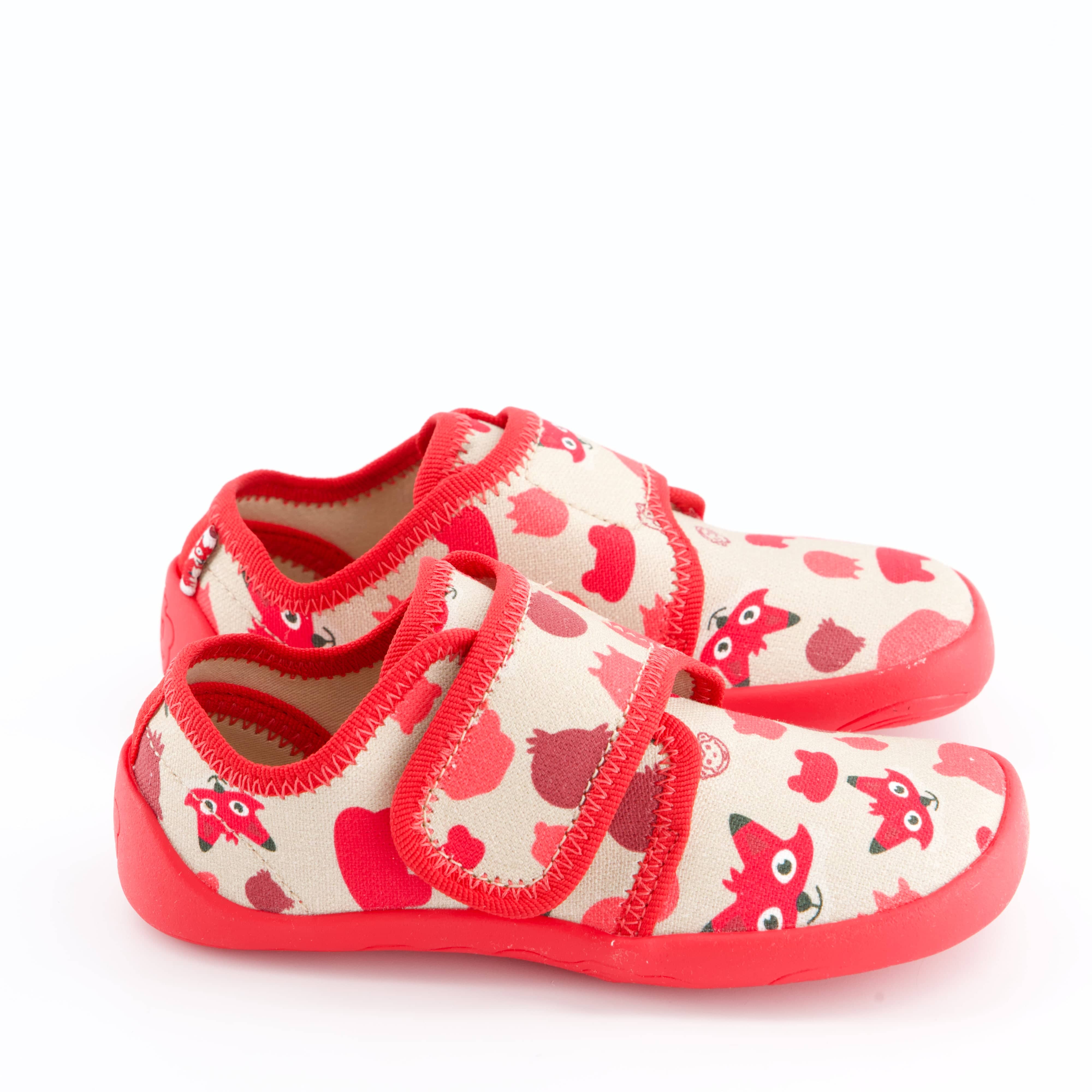 Affenzahn Burschenschuhe - Hausschuh Hausschuh Hausschuh Baumwolle Movy Fuchs