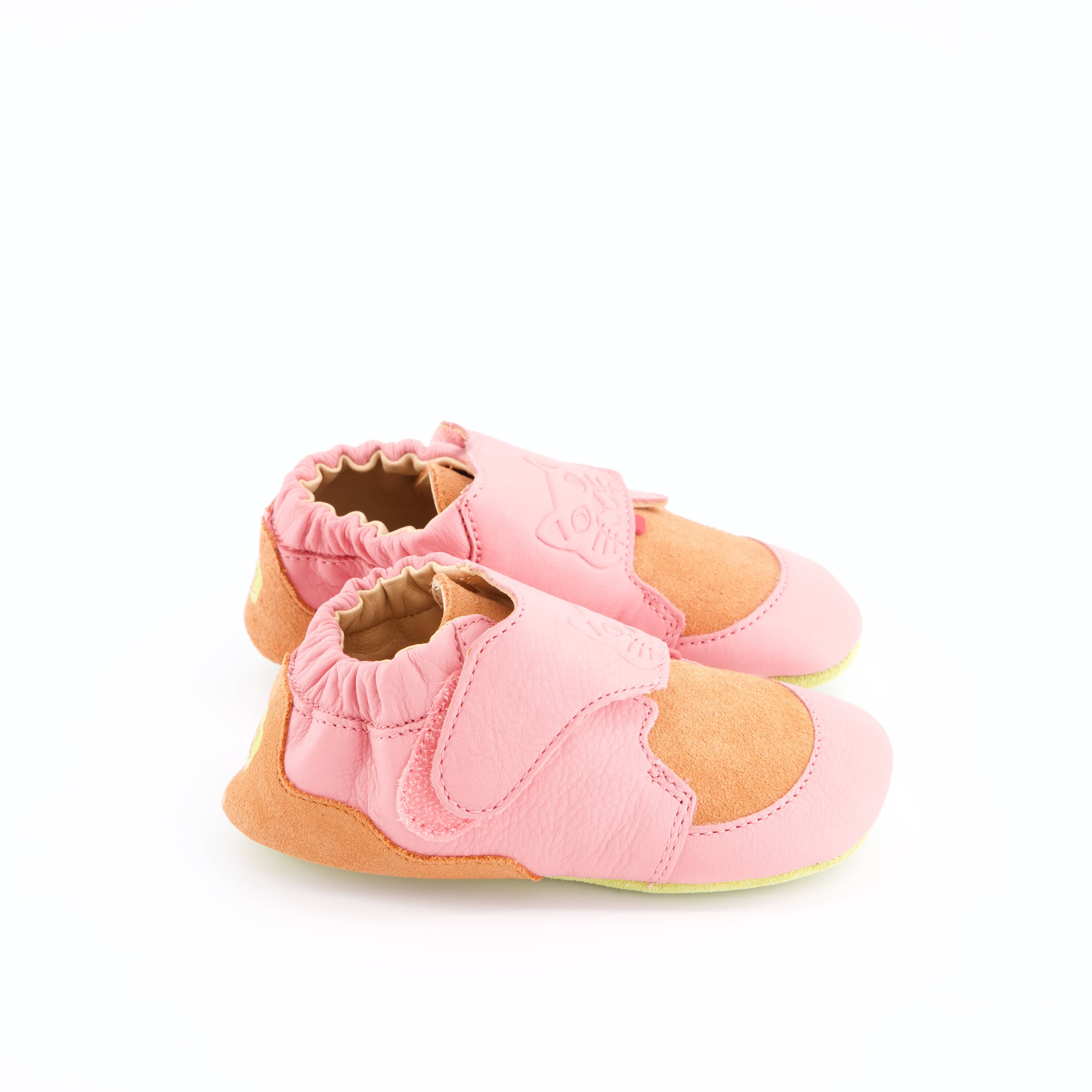 Affenzahn Burschenschuhe - Hausschuh Hausschuh Krabbelschuh Leder Crawly Katze