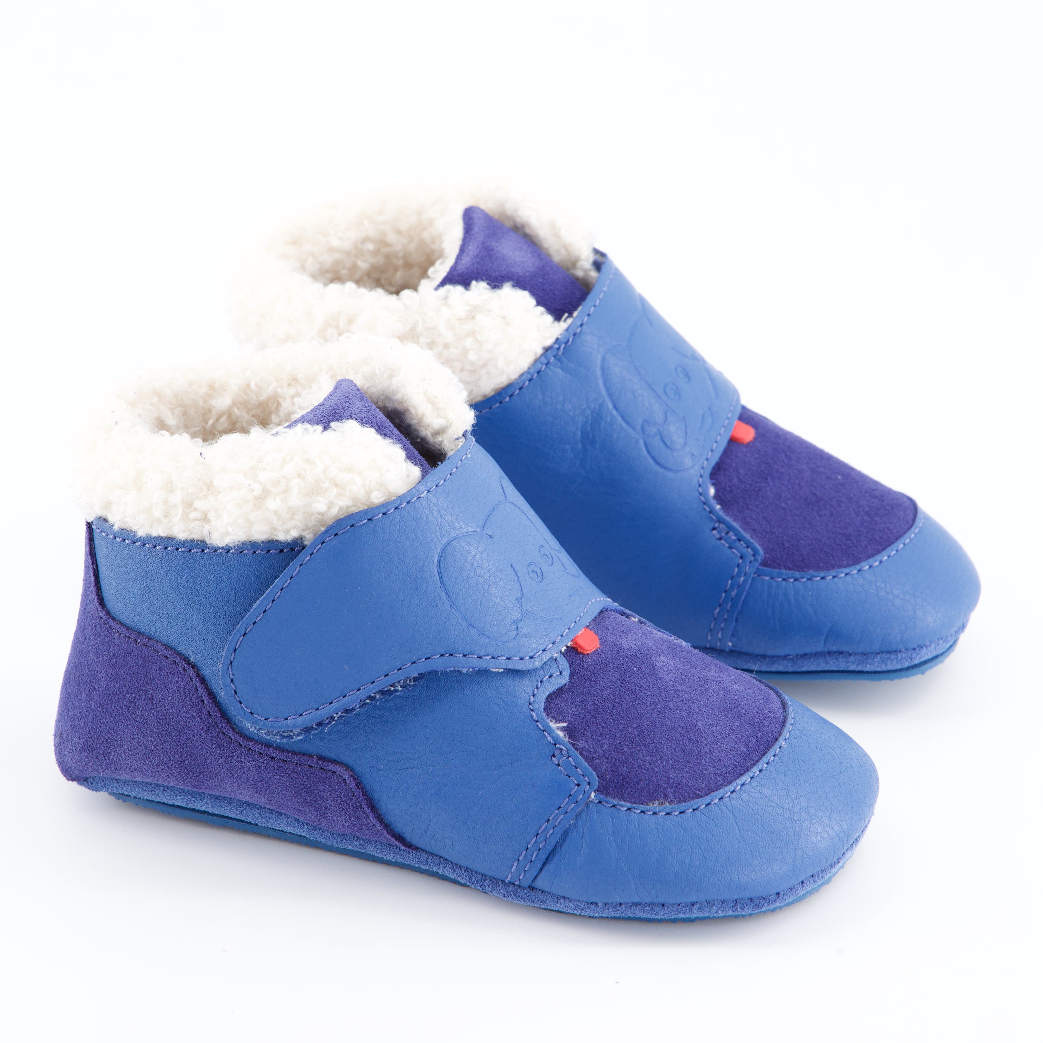 Affenzahn Burschenschuhe - Hausschuh Hausschuh Leder Growy Elefant