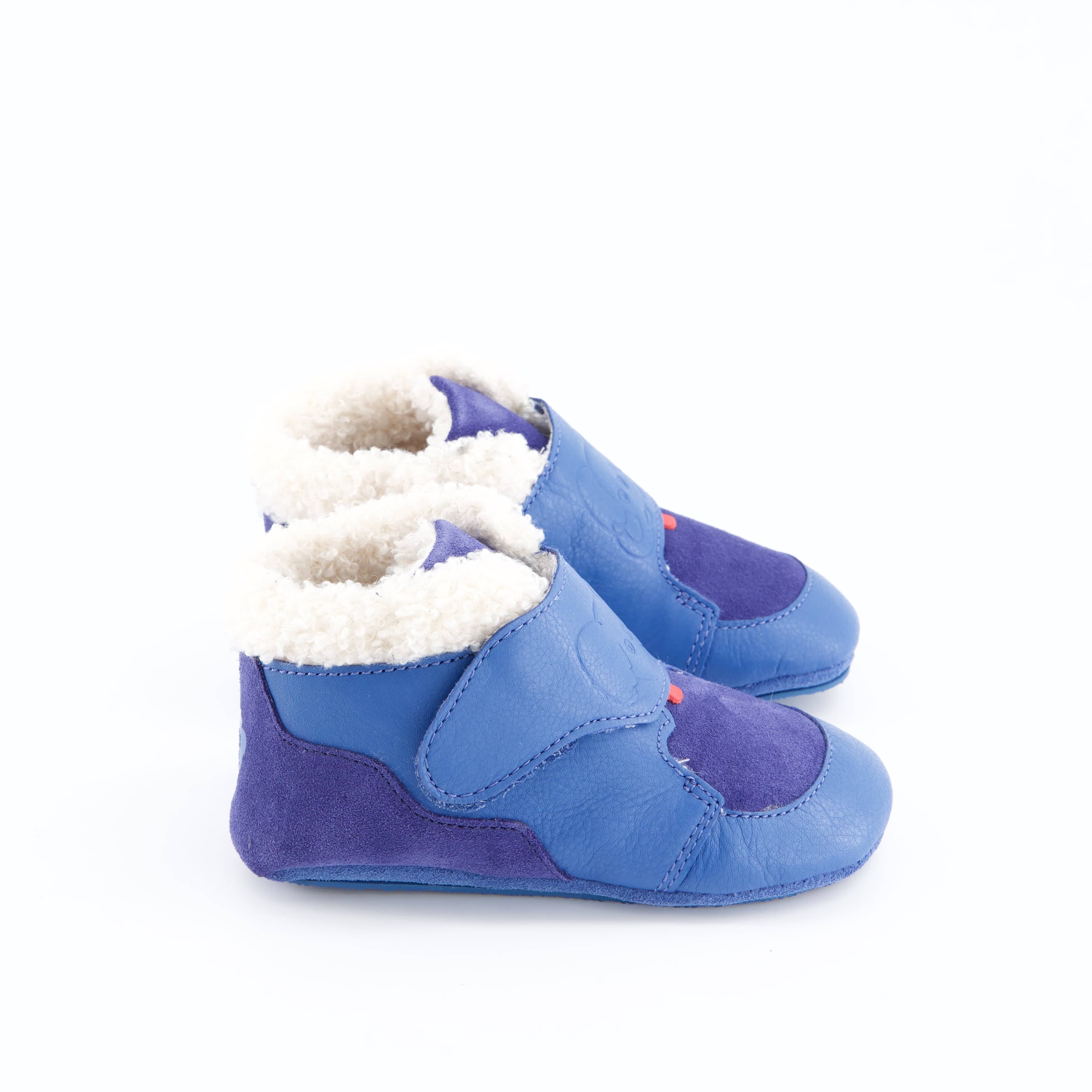 Affenzahn Burschenschuhe - Hausschuh Hausschuh Leder Growy Elefant