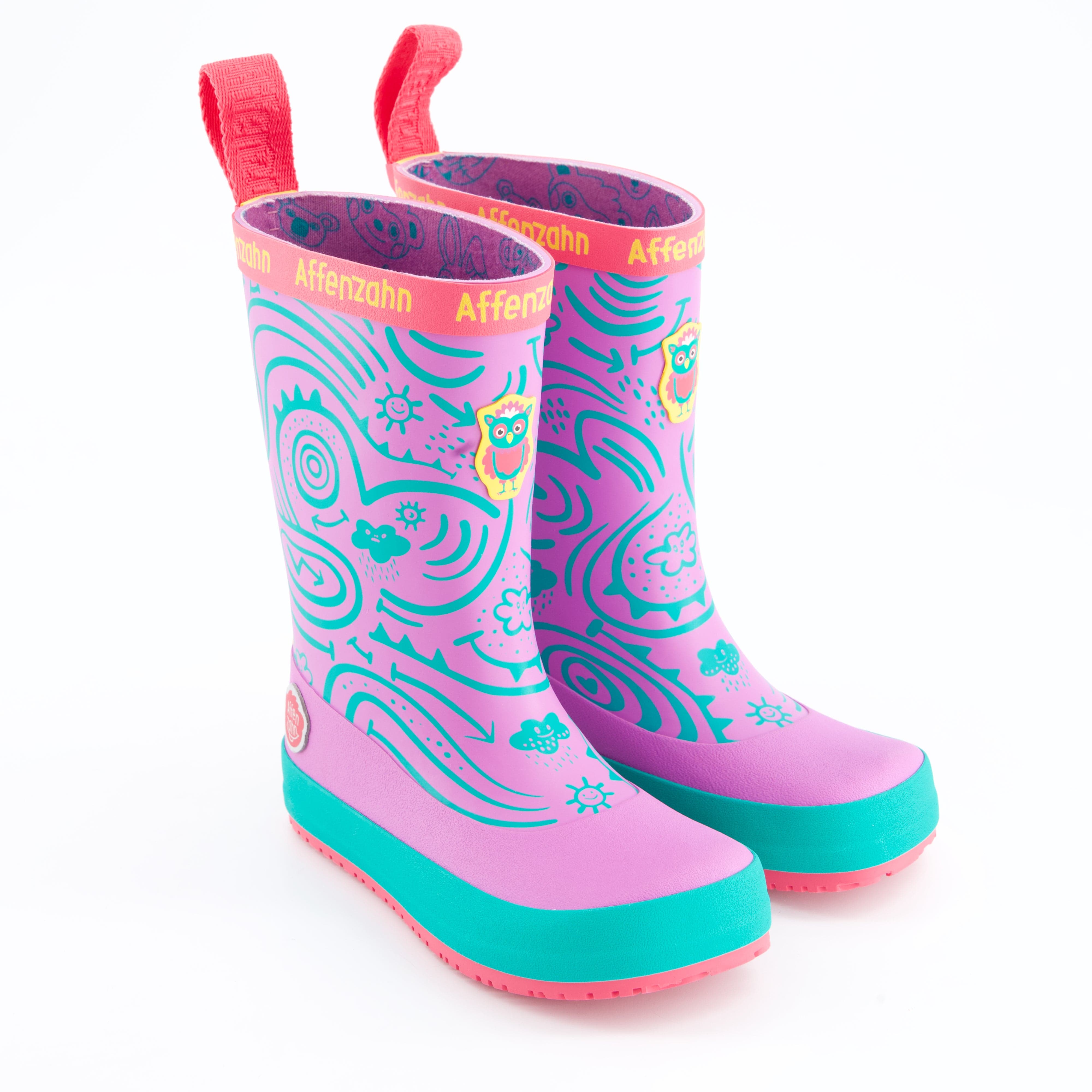 Affenzahn Mädchenschuhe - Gummistiefel Gummistiefel Gummistiefel Vegan Plashy Eule