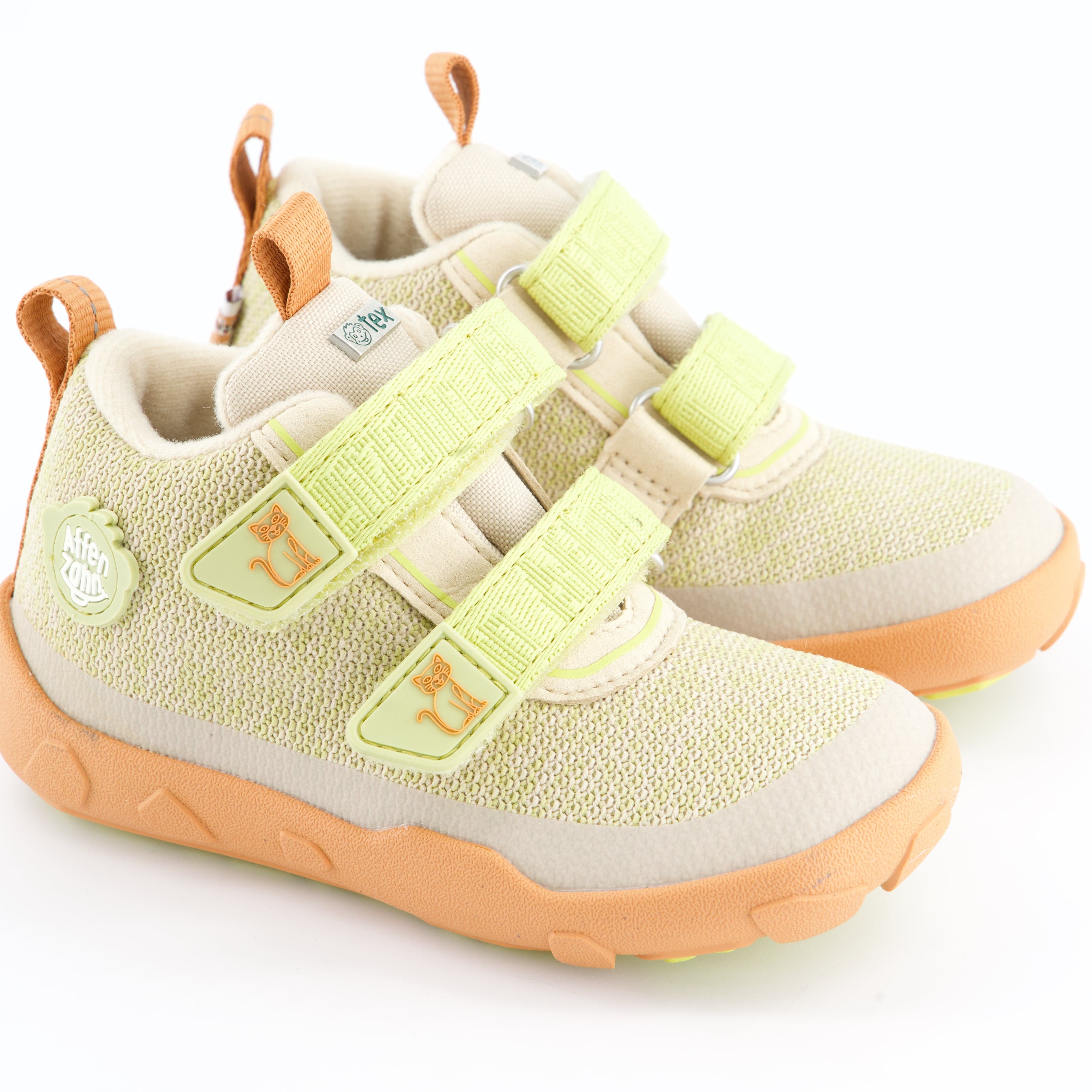 Affenzahn Mädchenschuhe - Halbschuh Halbschuh Knit Happy Katze