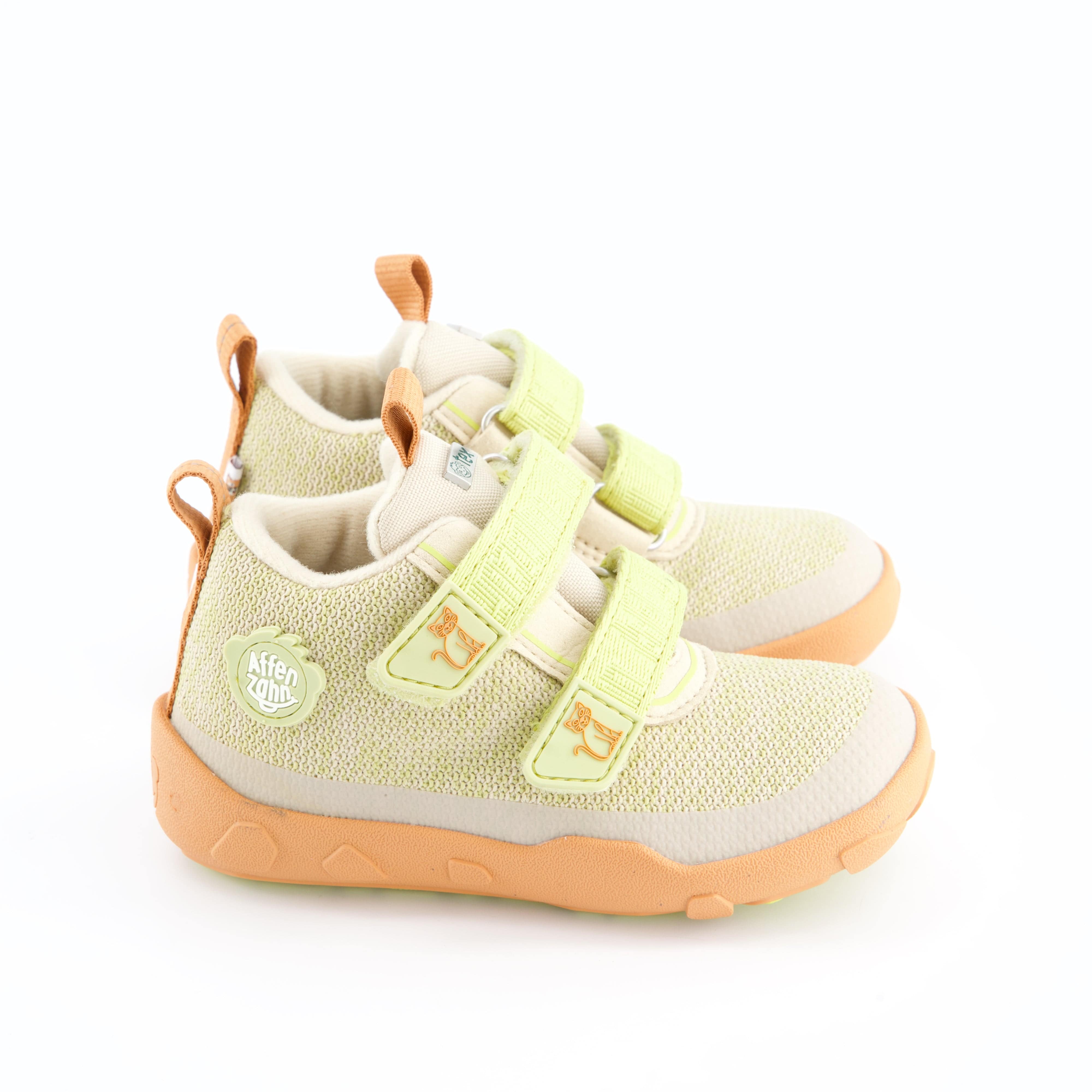 Affenzahn Mädchenschuhe - Halbschuh Halbschuh Knit Happy Katze