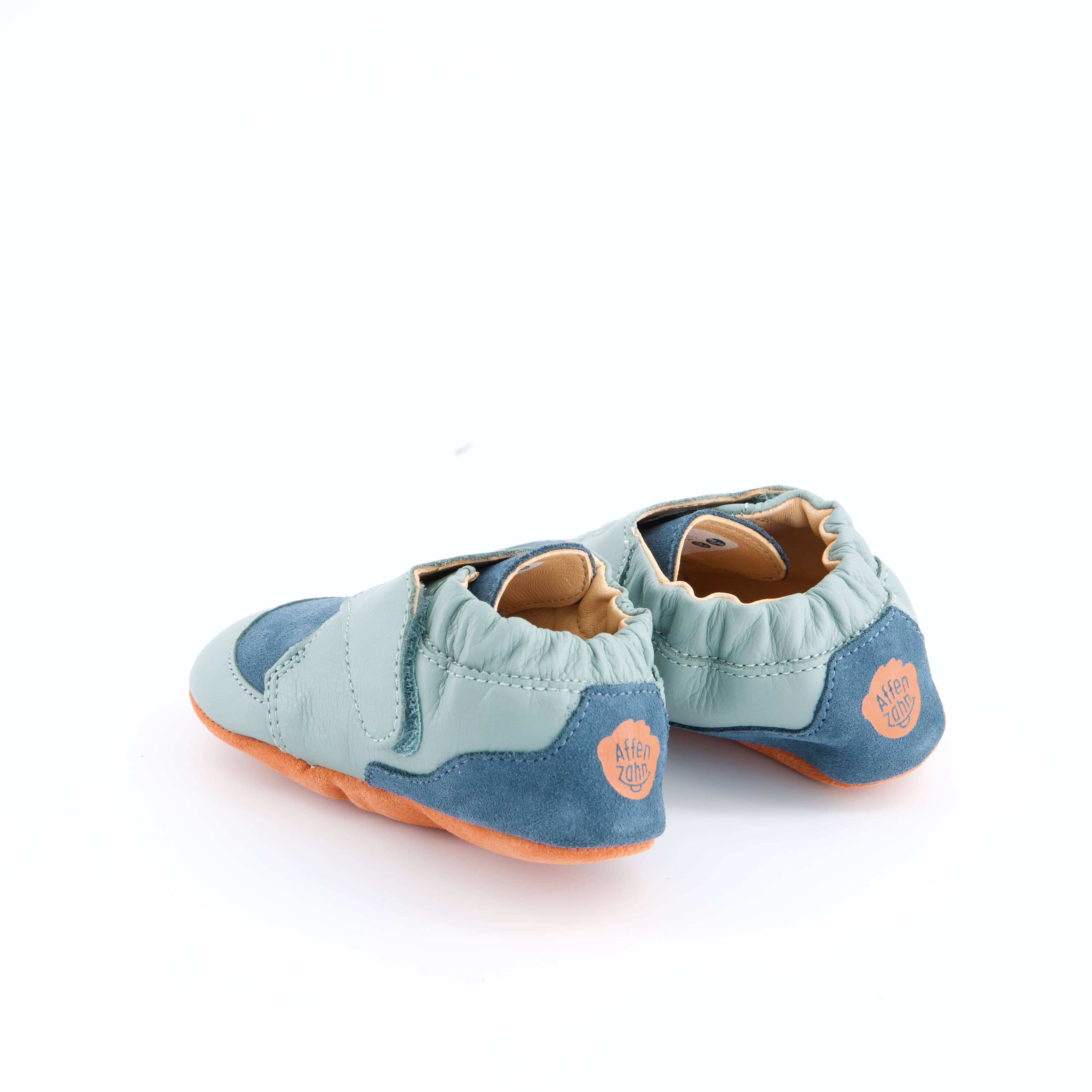 Affenzahn Mädchenschuhe - Hausschuh Hausschuh Krabbelschuh Leder Crawly Hase