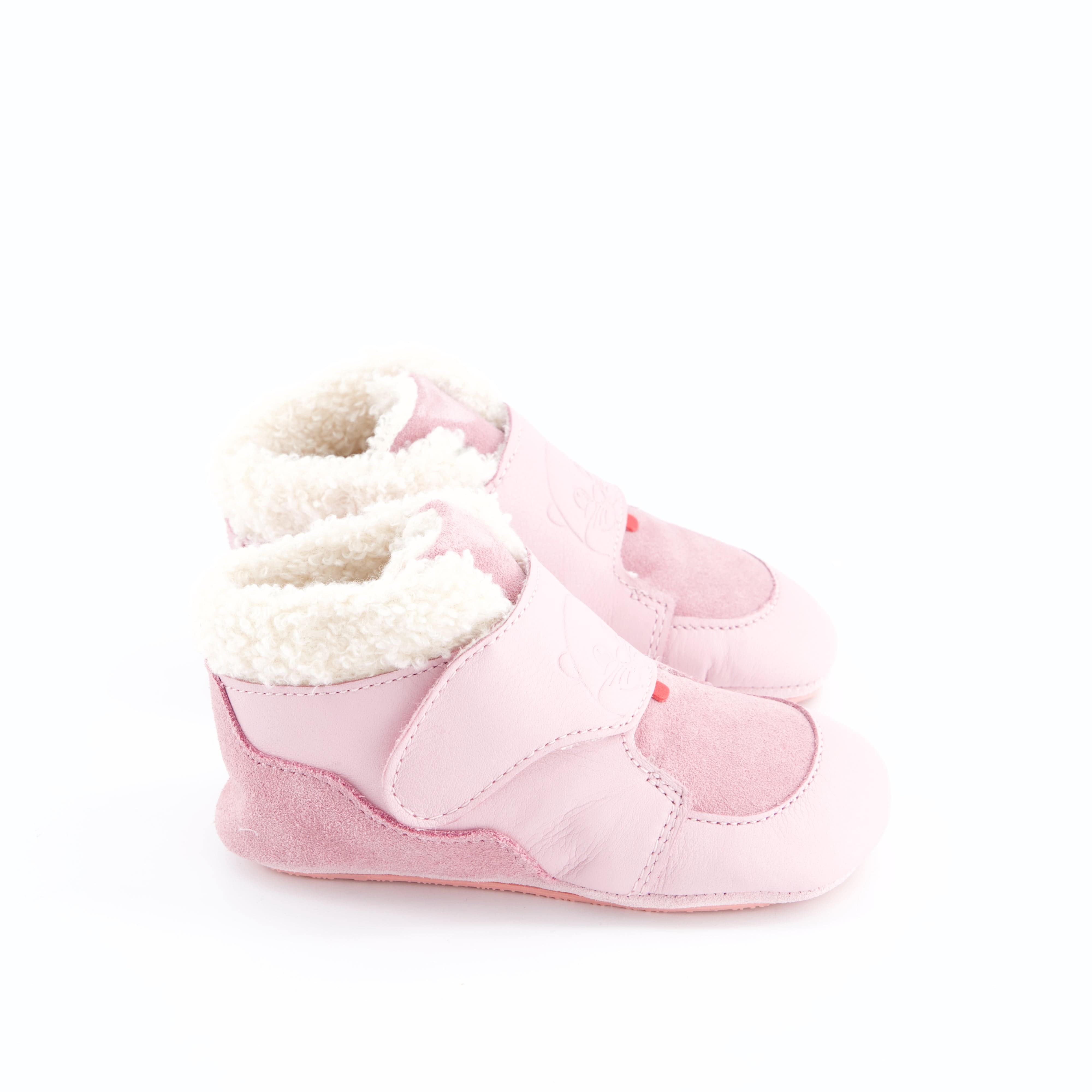 Affenzahn Mädchenschuhe - Hausschuh Hausschuh Leder Growy Otter