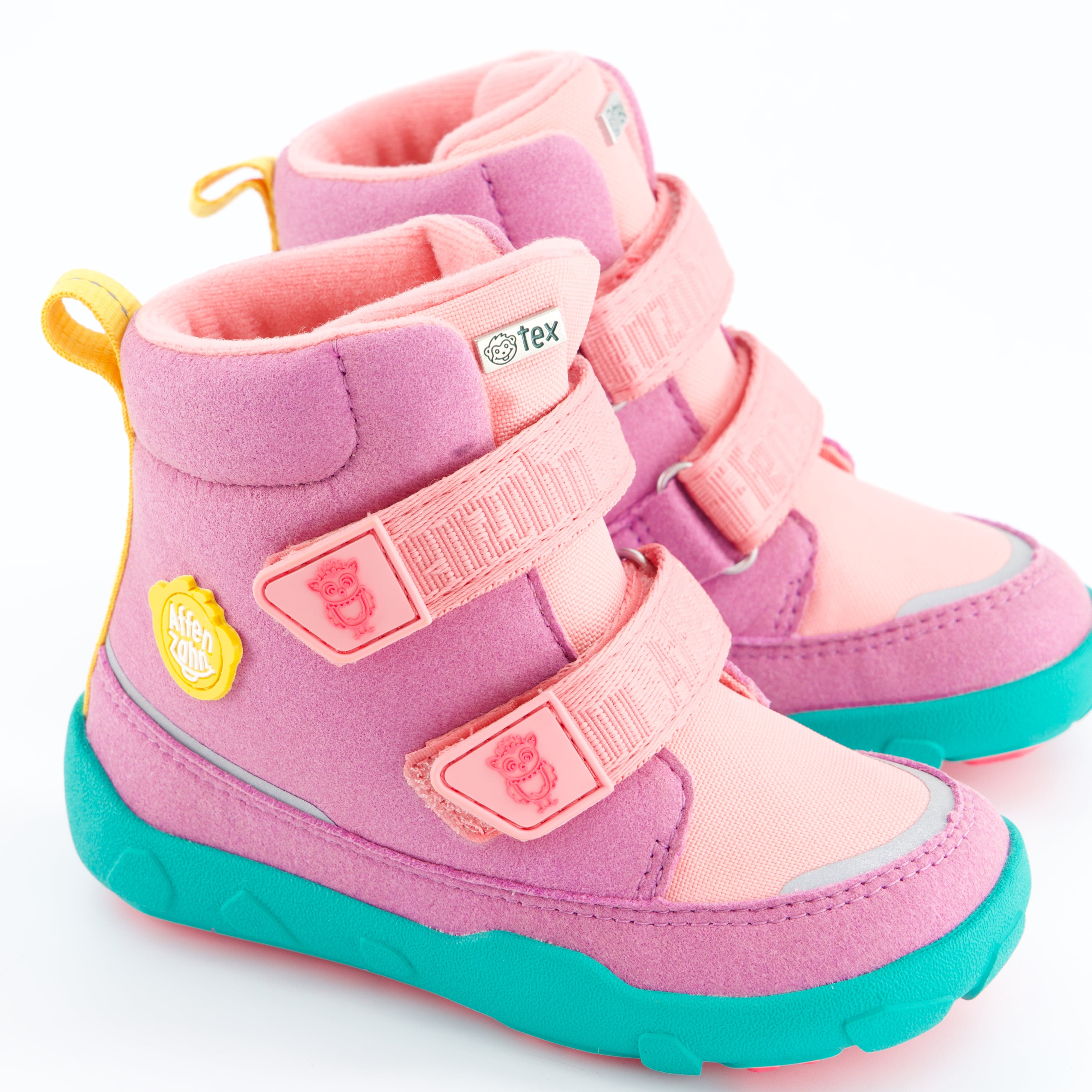 Affenzahn Mädchenschuhe - Winterstiefel Winterstiefel Vegan Comfy Eule