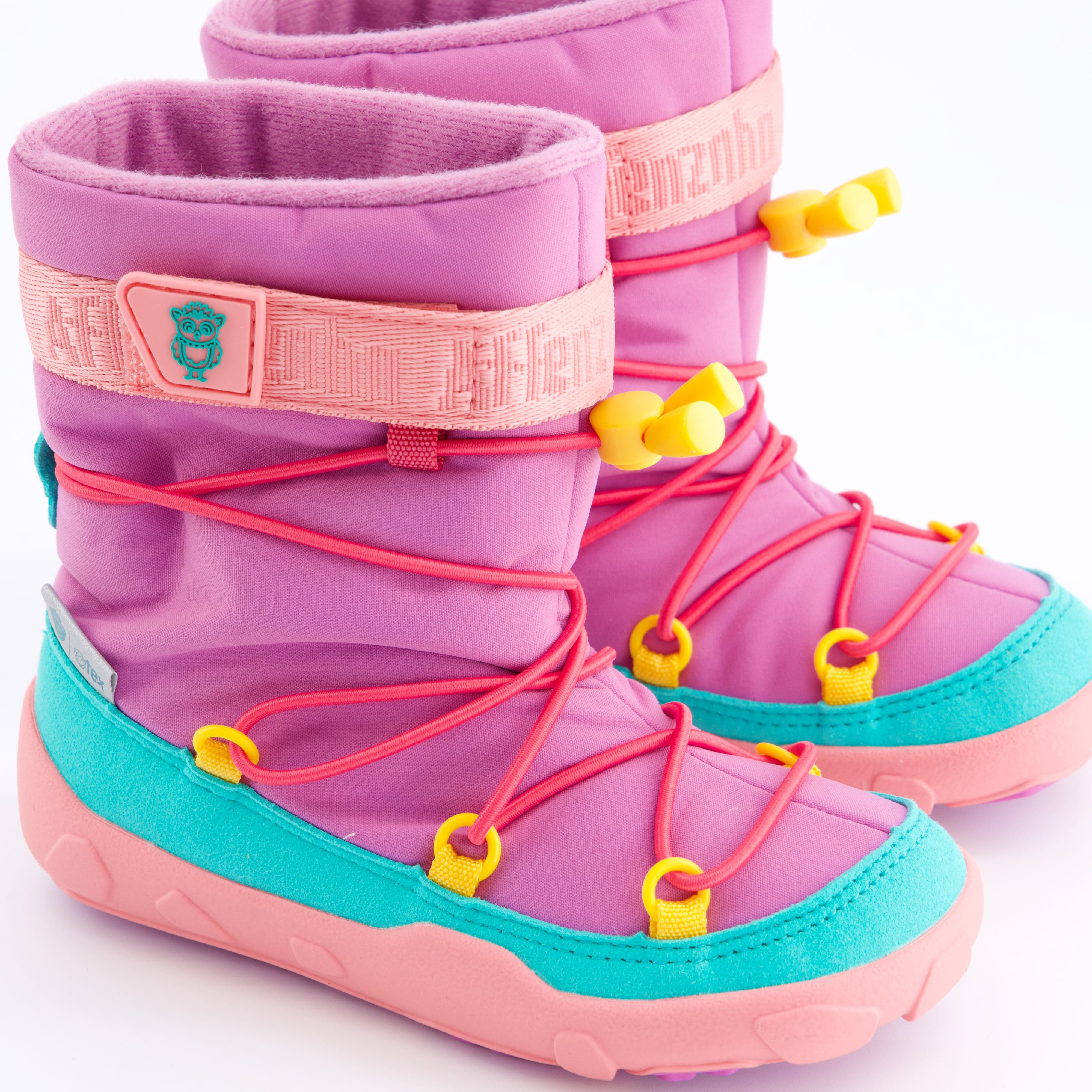 Affenzahn Mädchenschuhe - Winterstiefel, Winterstiefel Vegan Snowy Eule