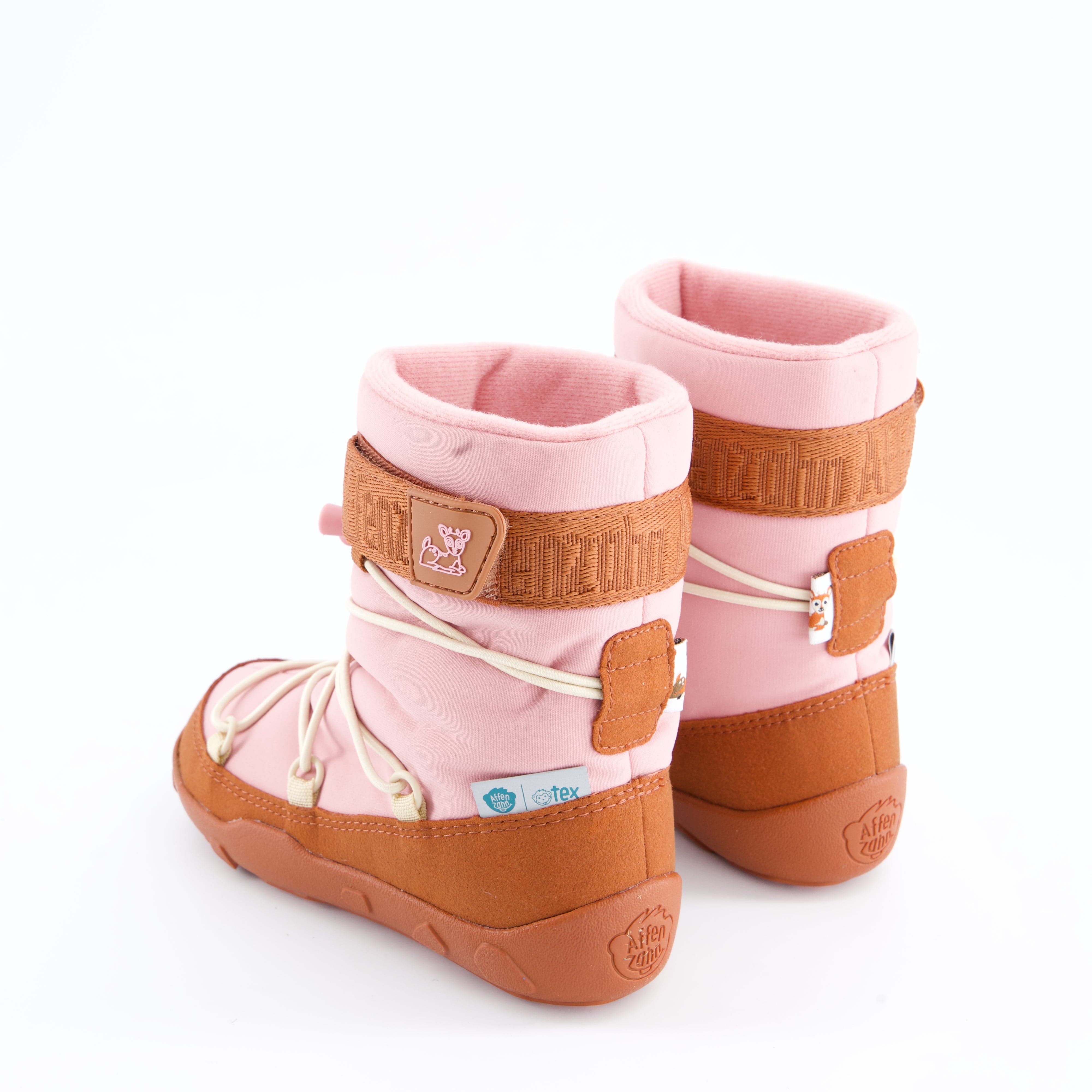 Affenzahn Mädchenschuhe - Winterstiefel Winterstiefel Vegan Snowy Reh