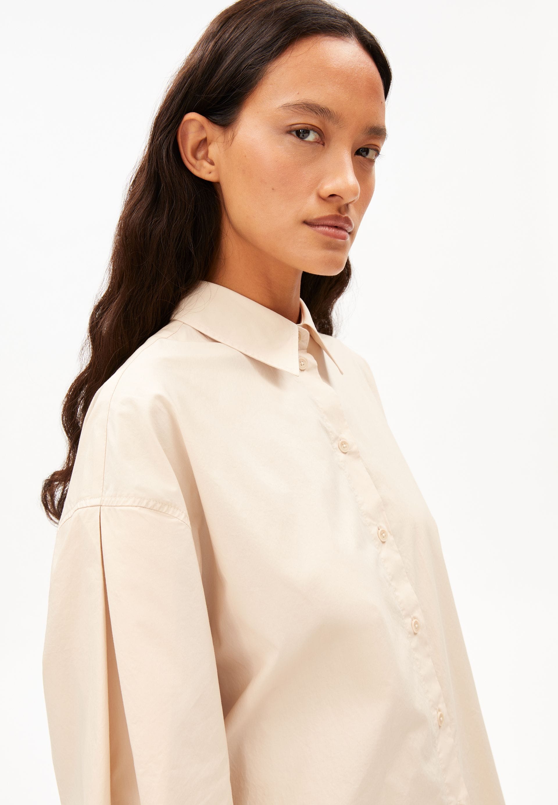 ARMEDANGELS Bekleidung Damen - Oberteil Oberteil BARREL SLEEVE POPLIN