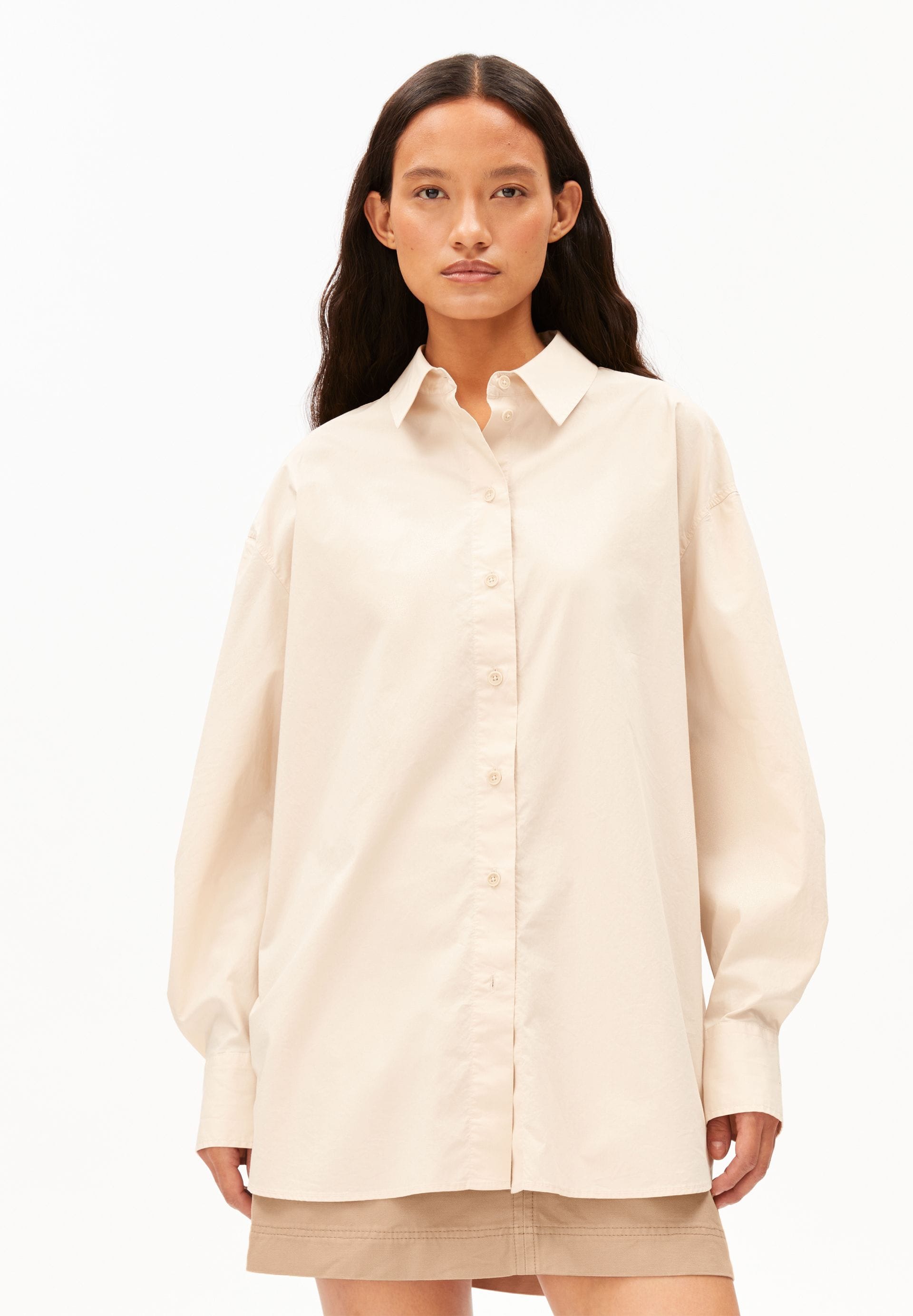 ARMEDANGELS Bekleidung Damen - Oberteil Oberteil BARREL SLEEVE POPLIN