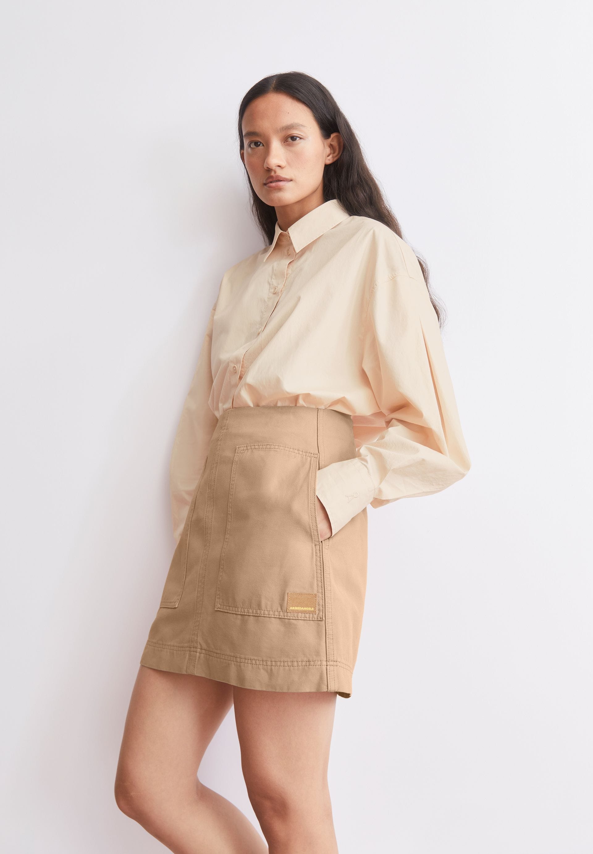 ARMEDANGELS Bekleidung Damen - Oberteil Oberteil BARREL SLEEVE POPLIN