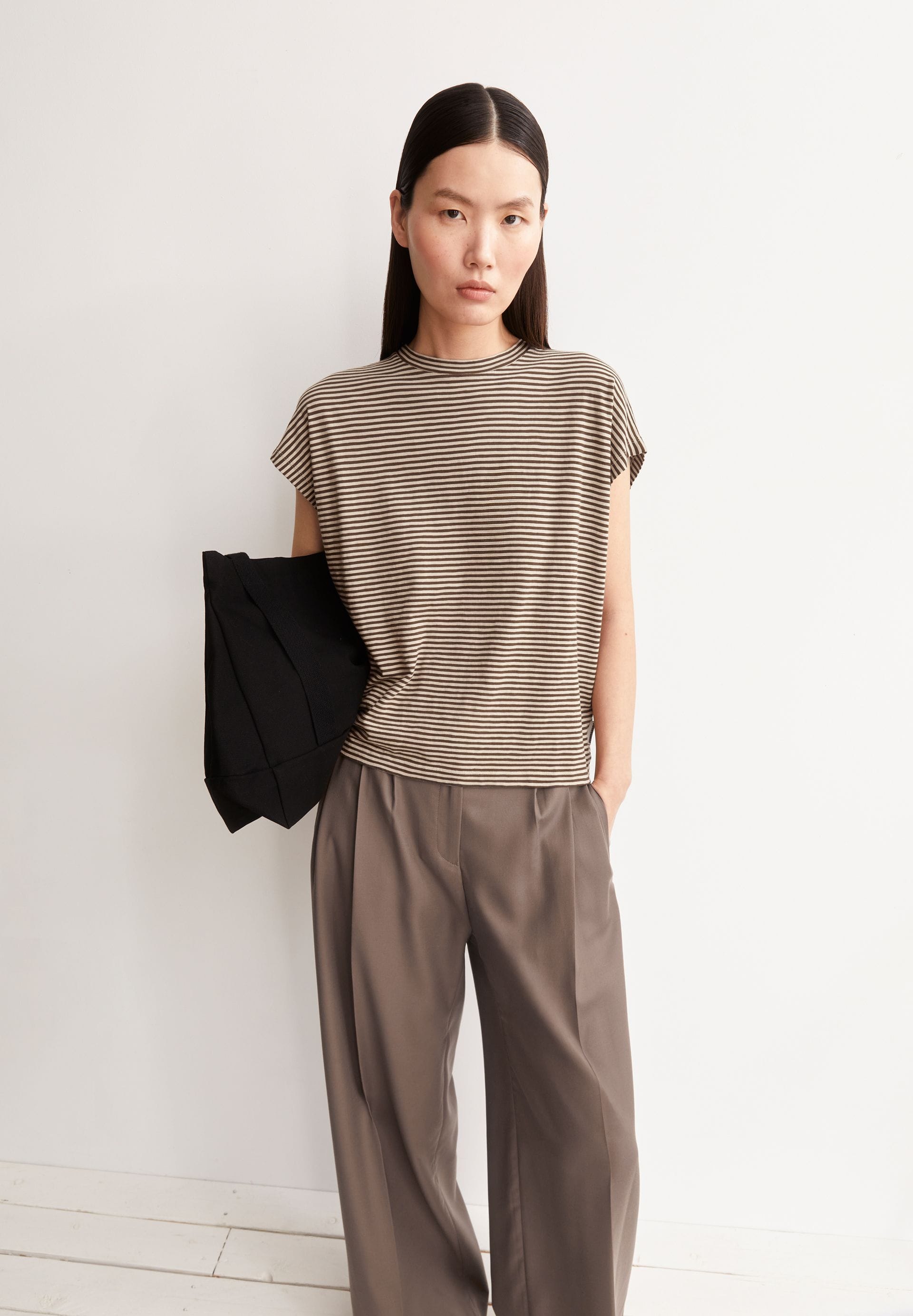 ARMEDANGELS Bekleidung Damen - Oberteil Oberteil Slub Jersey Stripe T-Shirt