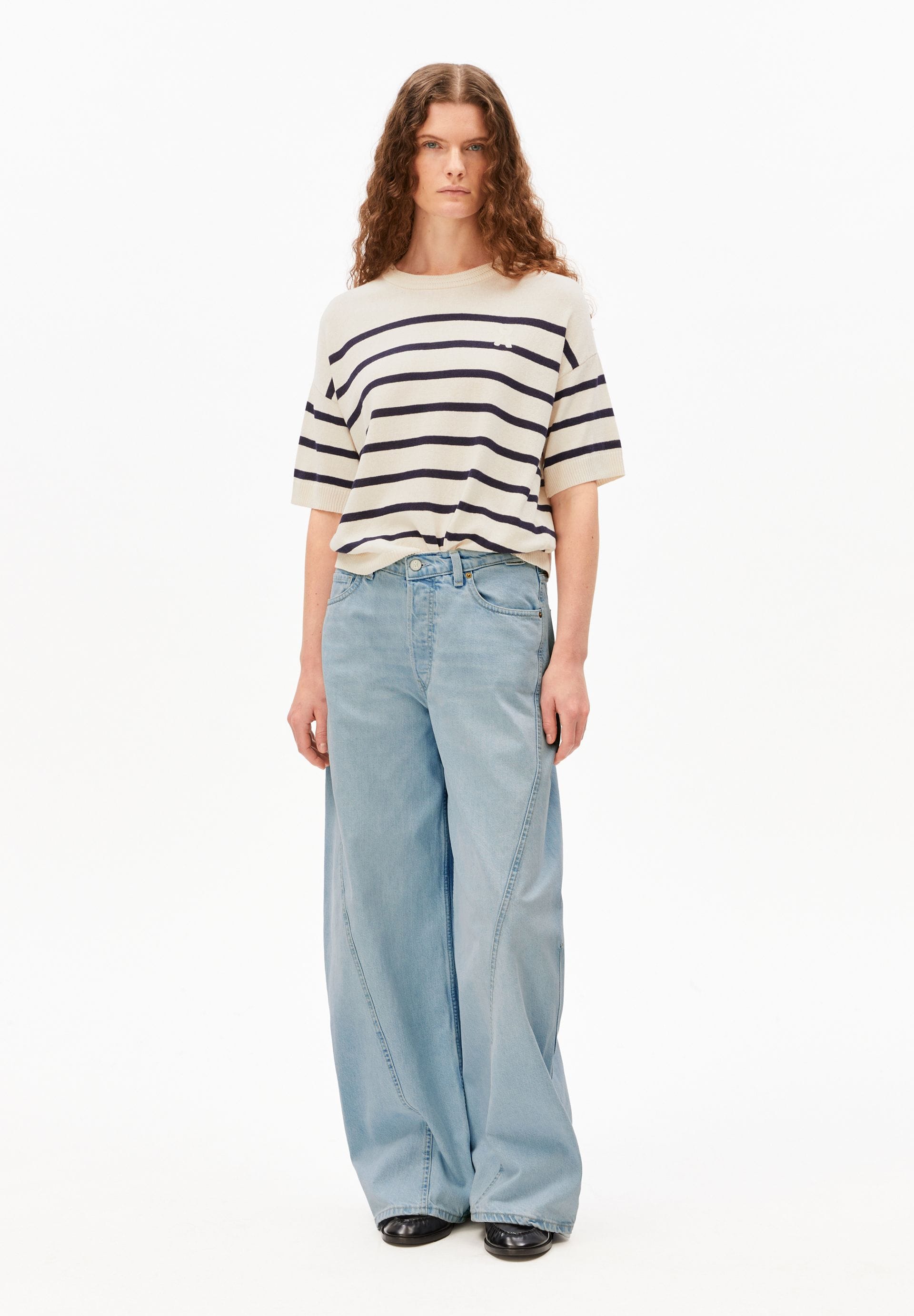 ARMEDANGELS Bekleidung Damen - Oberteil Oberteil STRIPE LINEN BLEND