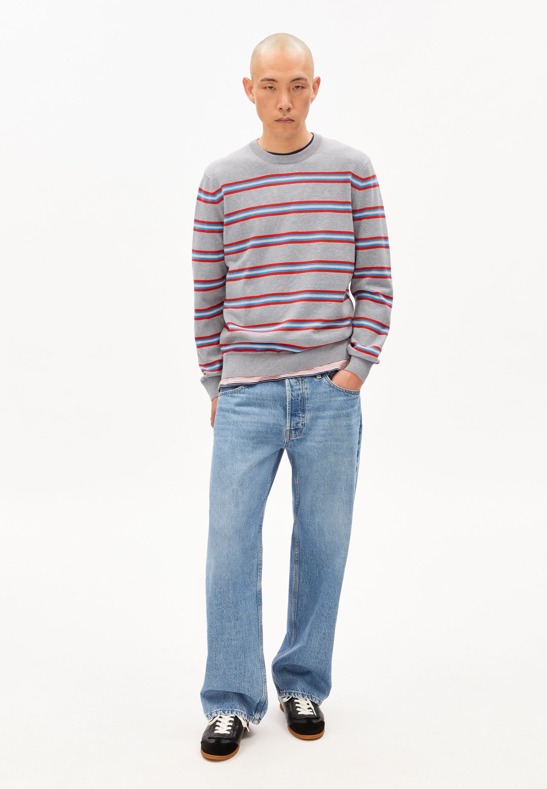 ARMEDANGELS Bekleidung Herren - Oberteil Oberteil LOUKAA FINE STRIPE