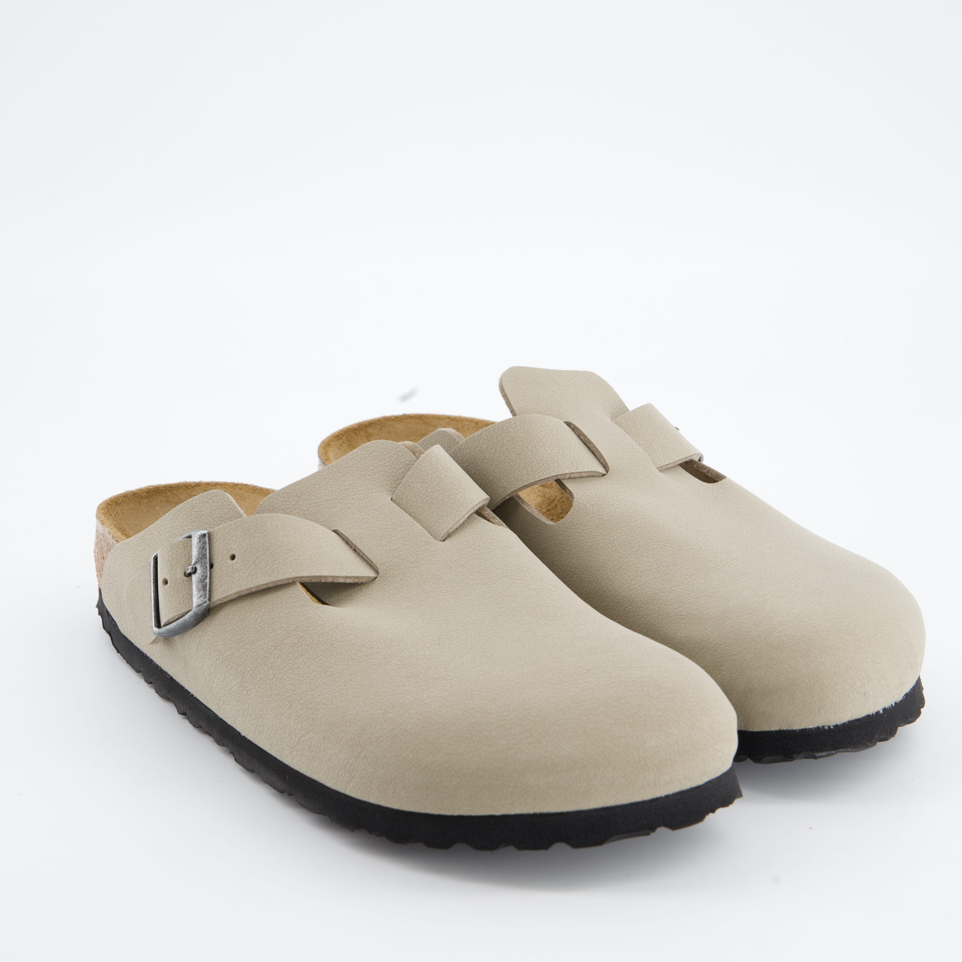 BIRKENSTOCK Burschenschuhe - Hausschuh Hausschuh Boston Kids Birkibuc Boys