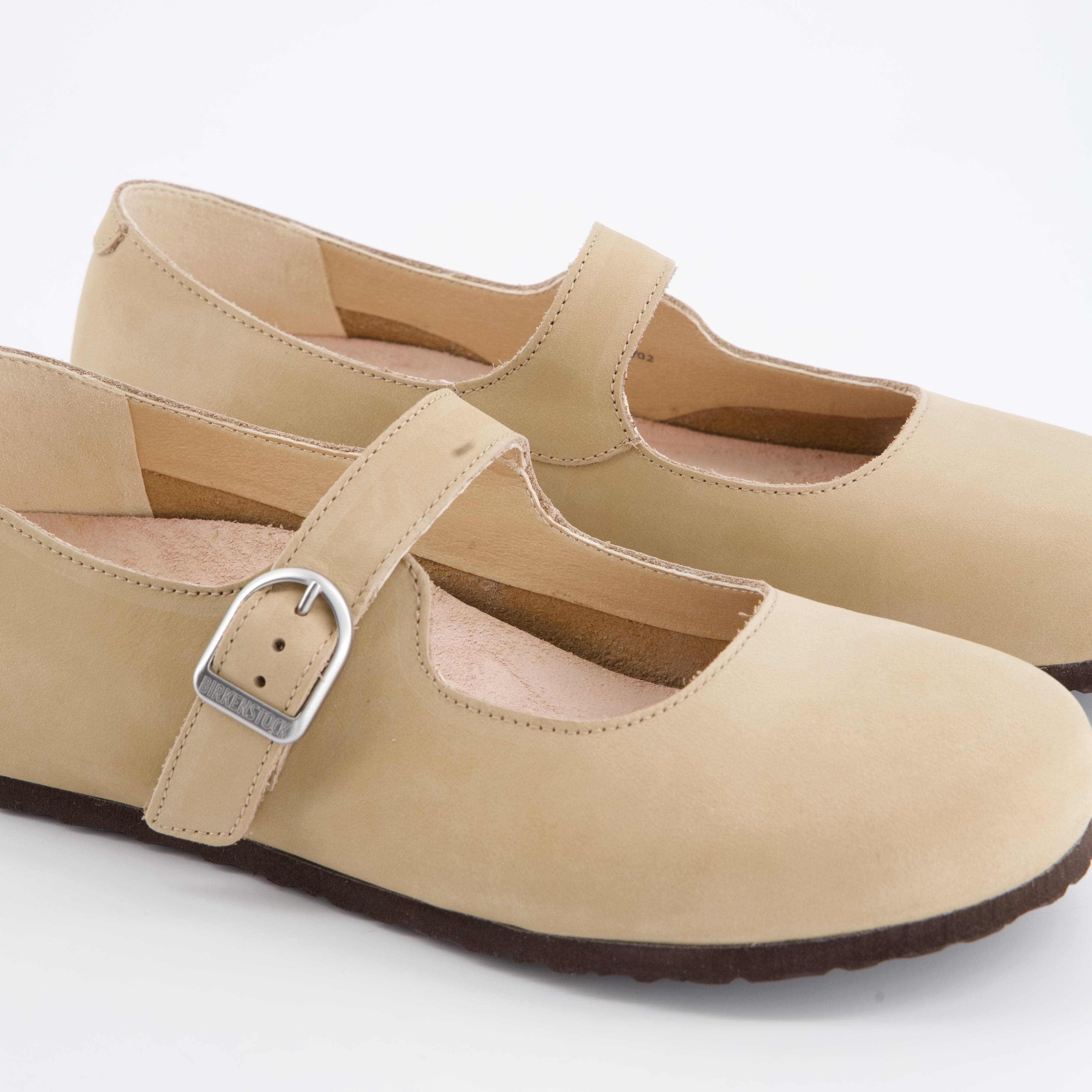 BIRKENSTOCK Damenschuhe - Ballerinas Ballerinas Santa Clarita Natural Leather