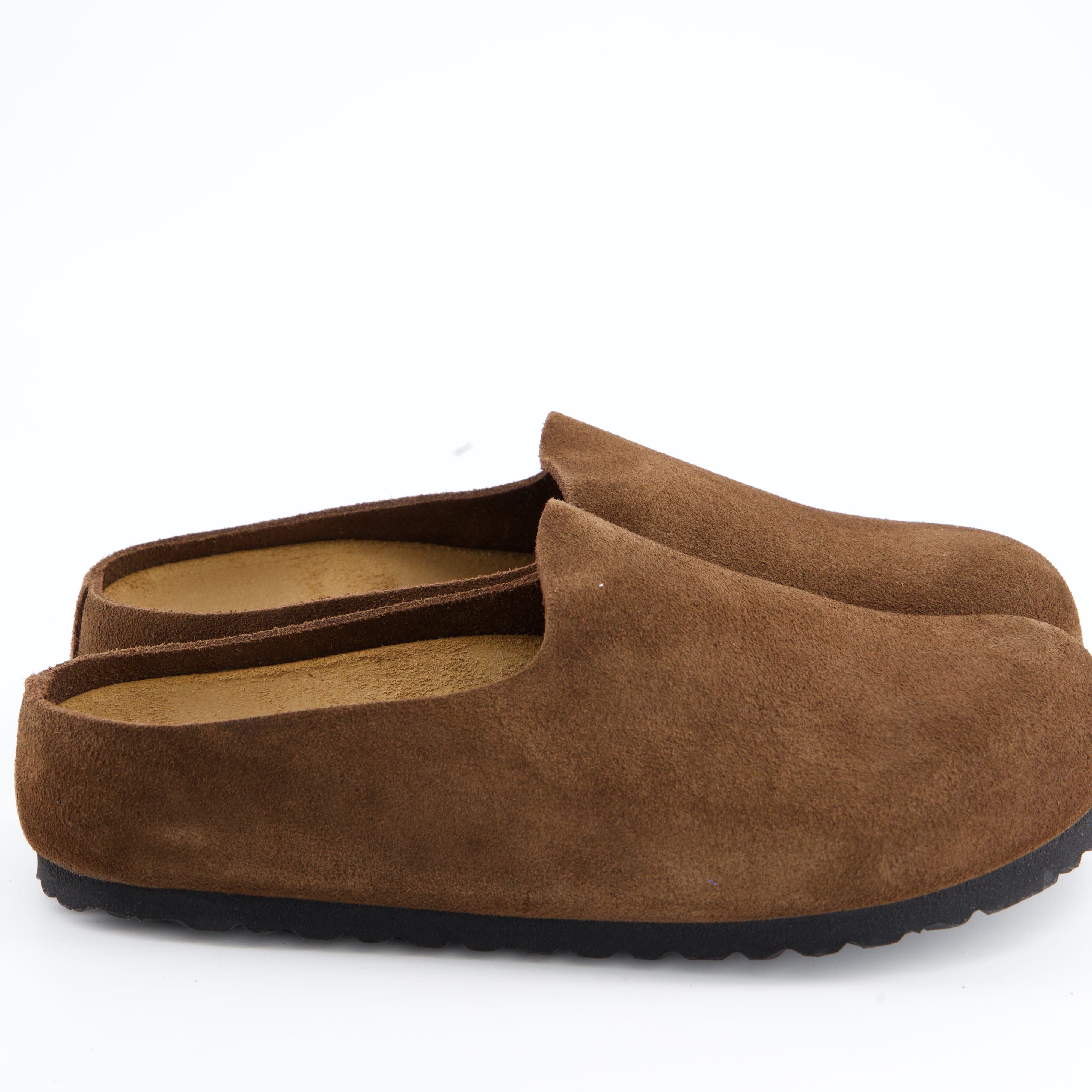 BIRKENSTOCK Damenschuhe - Pantoffel Pantoffel Amsterdam Wrapped Suede Leather Unisex