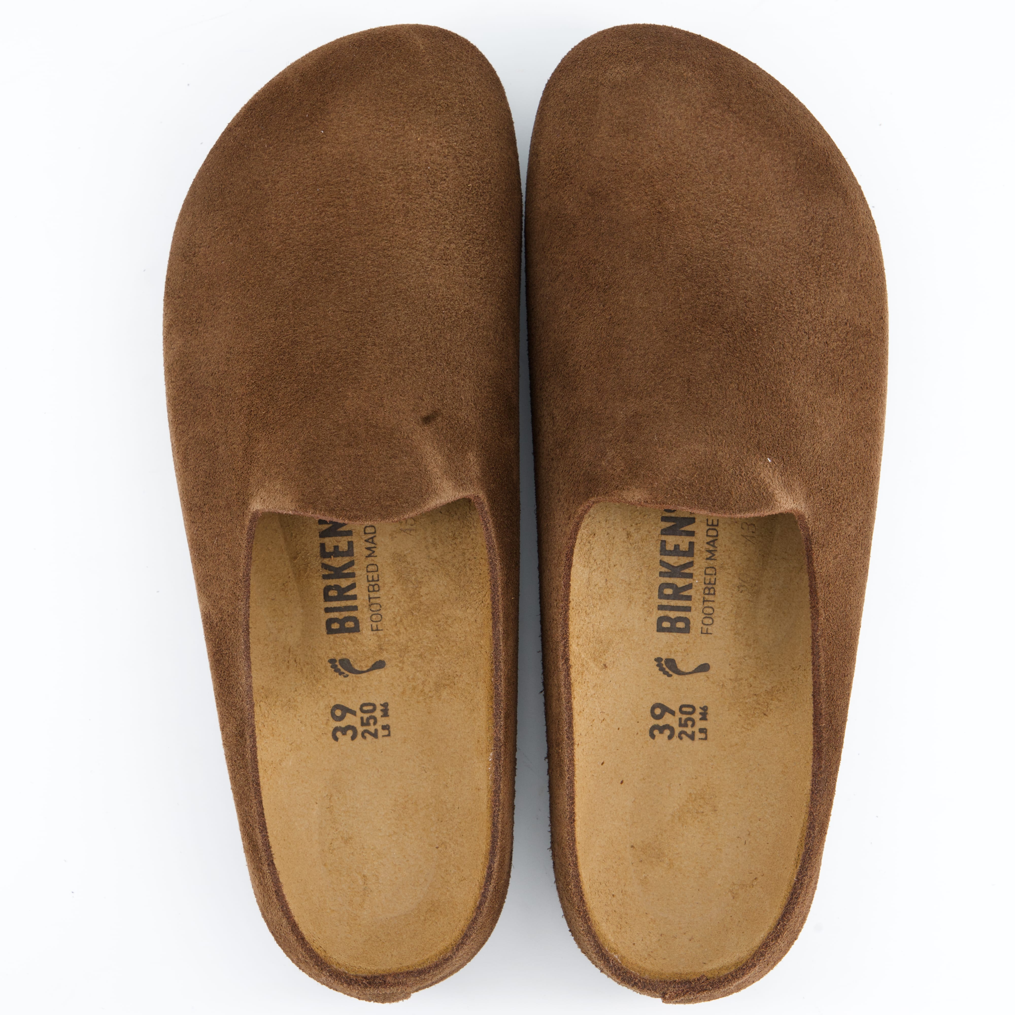BIRKENSTOCK Damenschuhe - Pantoffel Pantoffel Amsterdam Wrapped Suede Leather Unisex