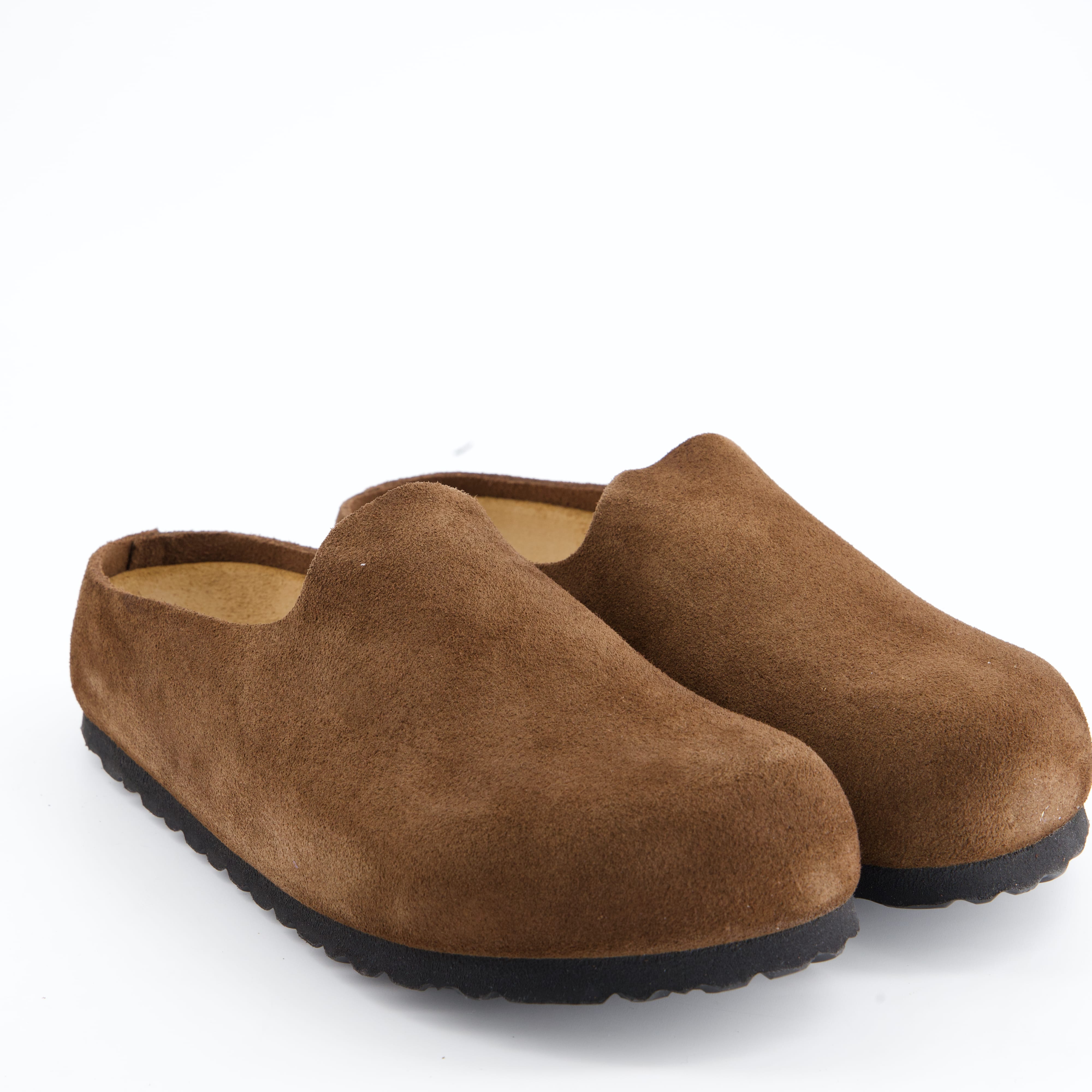 BIRKENSTOCK Damenschuhe - Pantoffel Pantoffel Amsterdam Wrapped Suede Leather Unisex