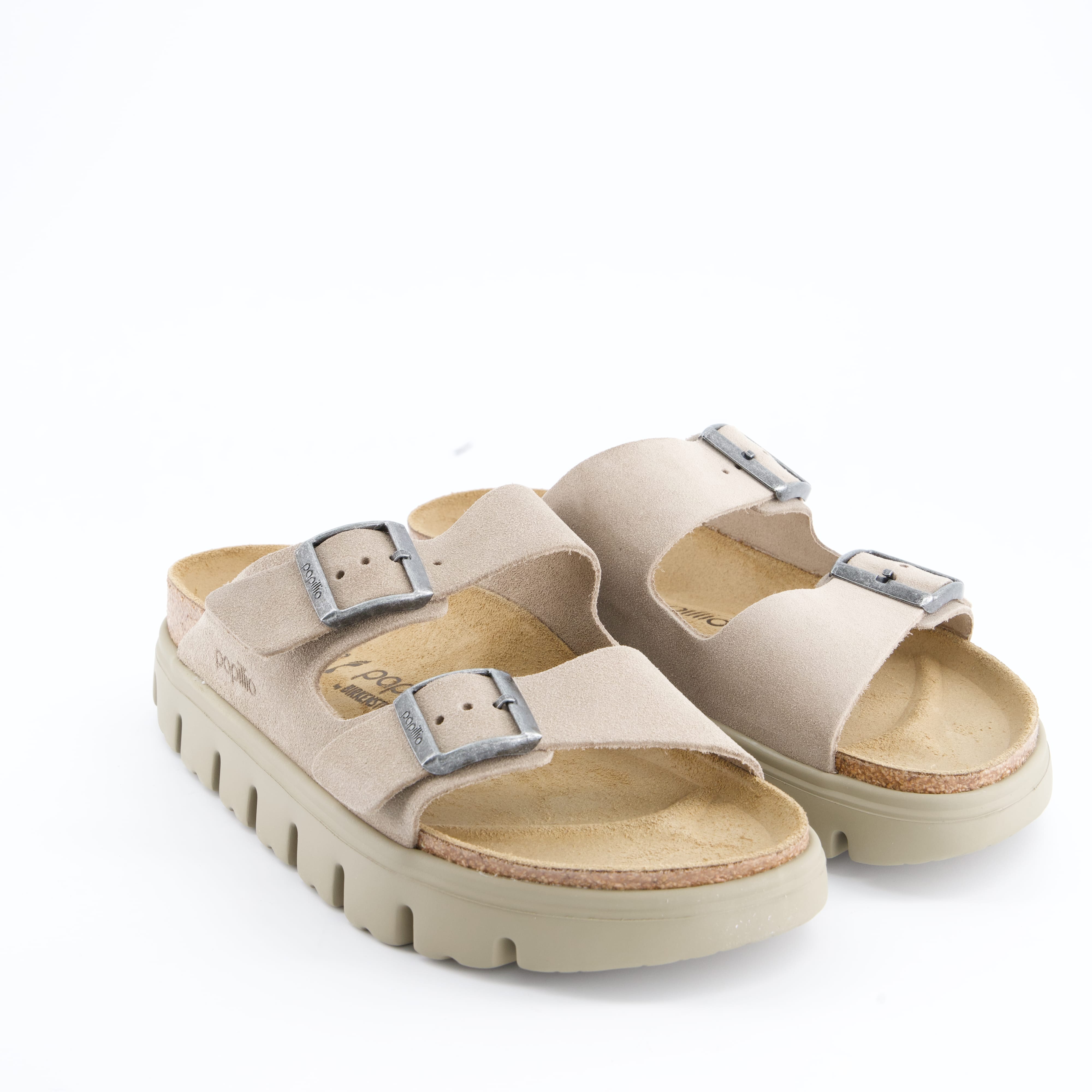 BIRKENSTOCK Damenschuhe - Pantoffel Pantoffel Arizona Chunky Suede Leather Women