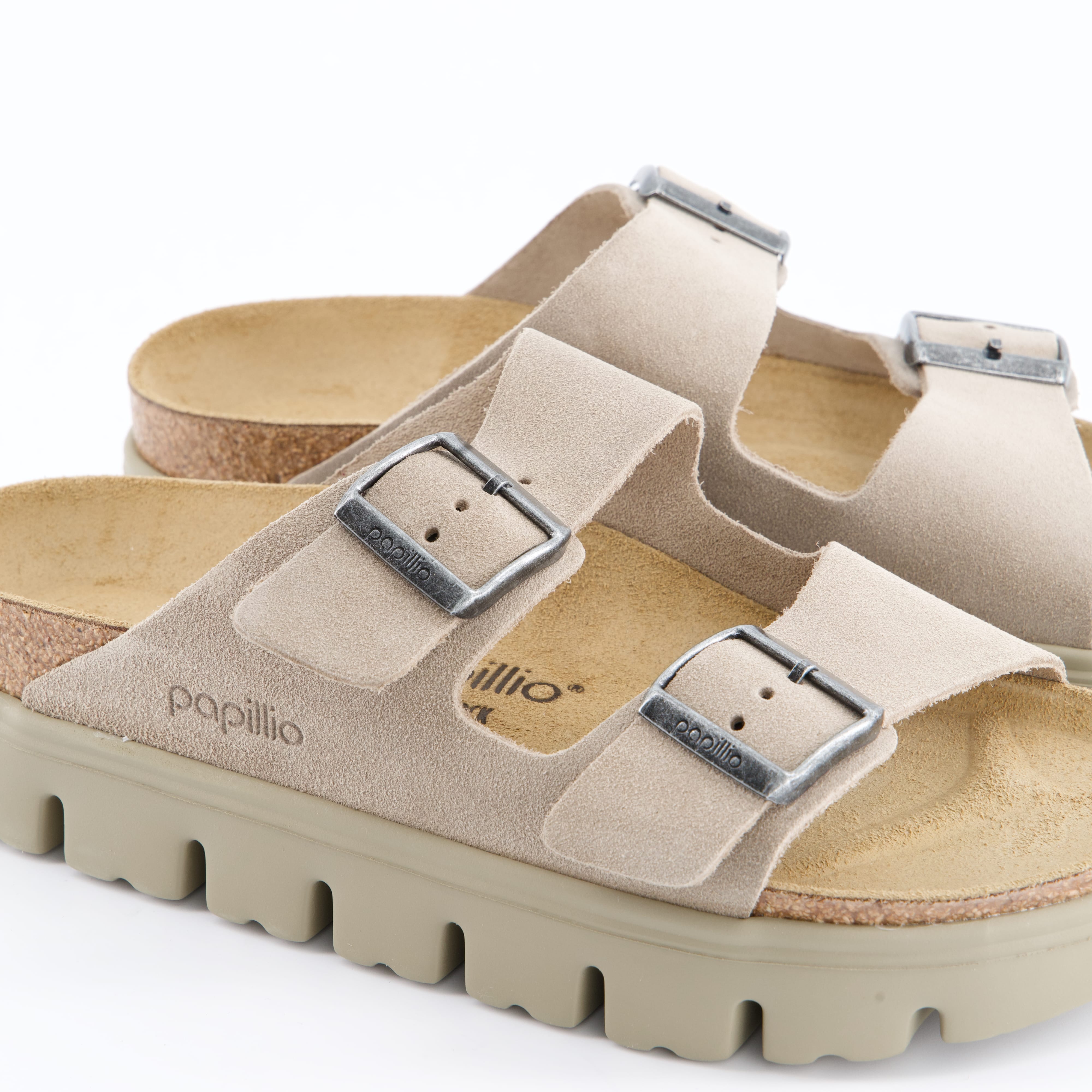 BIRKENSTOCK Damenschuhe - Pantoffel Pantoffel Arizona Chunky Suede Leather Women