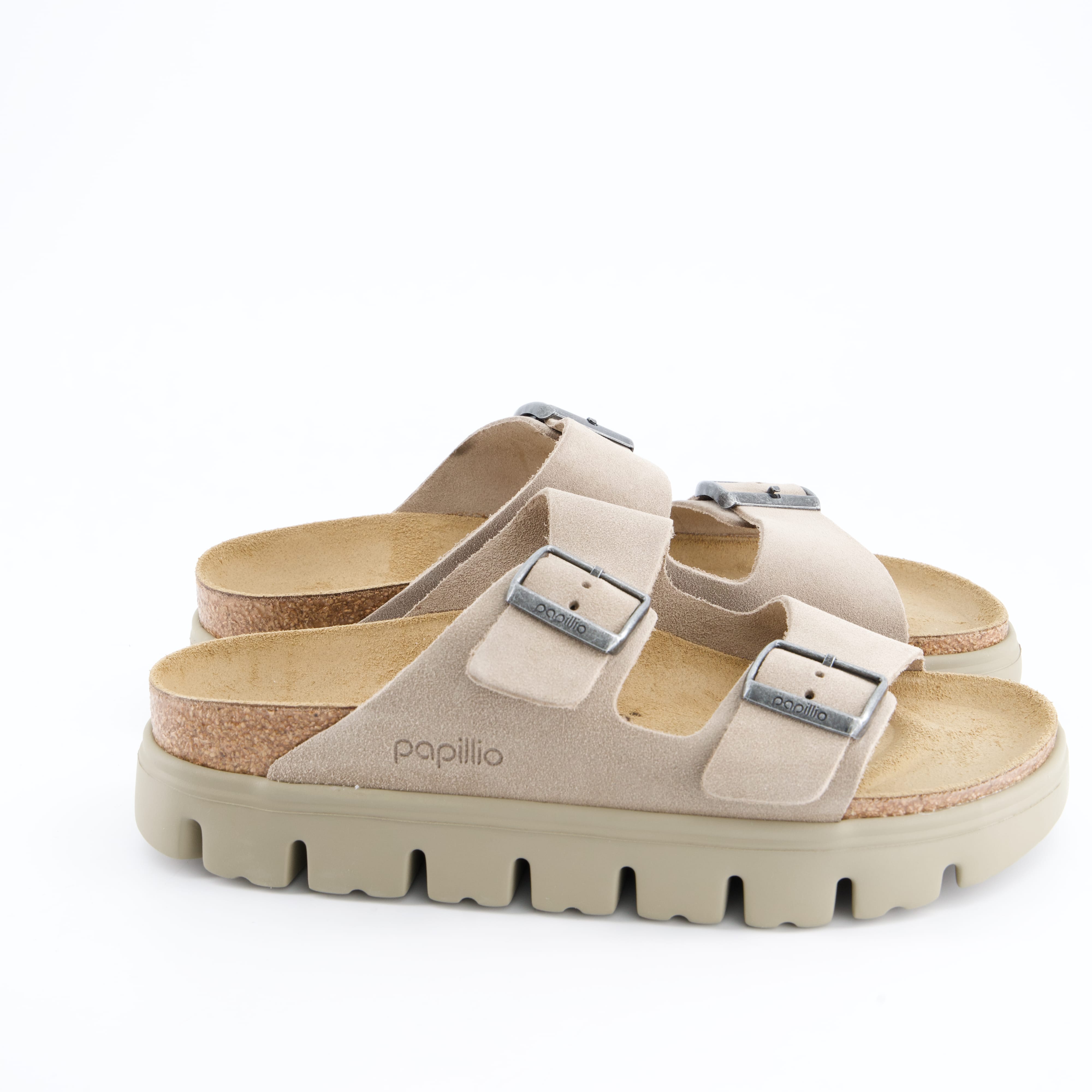 BIRKENSTOCK Damenschuhe - Pantoffel Pantoffel Arizona Chunky Suede Leather Women
