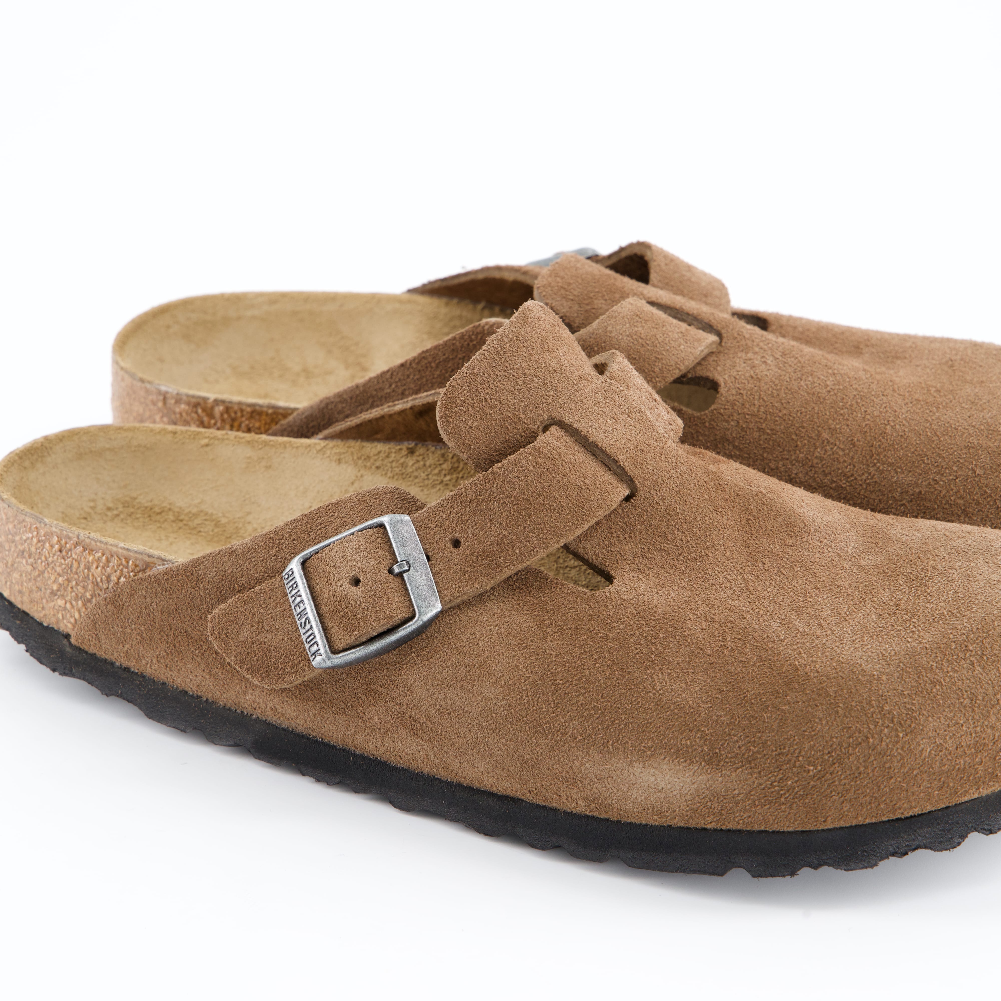 BIRKENSTOCK Damenschuhe - Pantoffel Pantoffel Boston Suede Leather Unisex