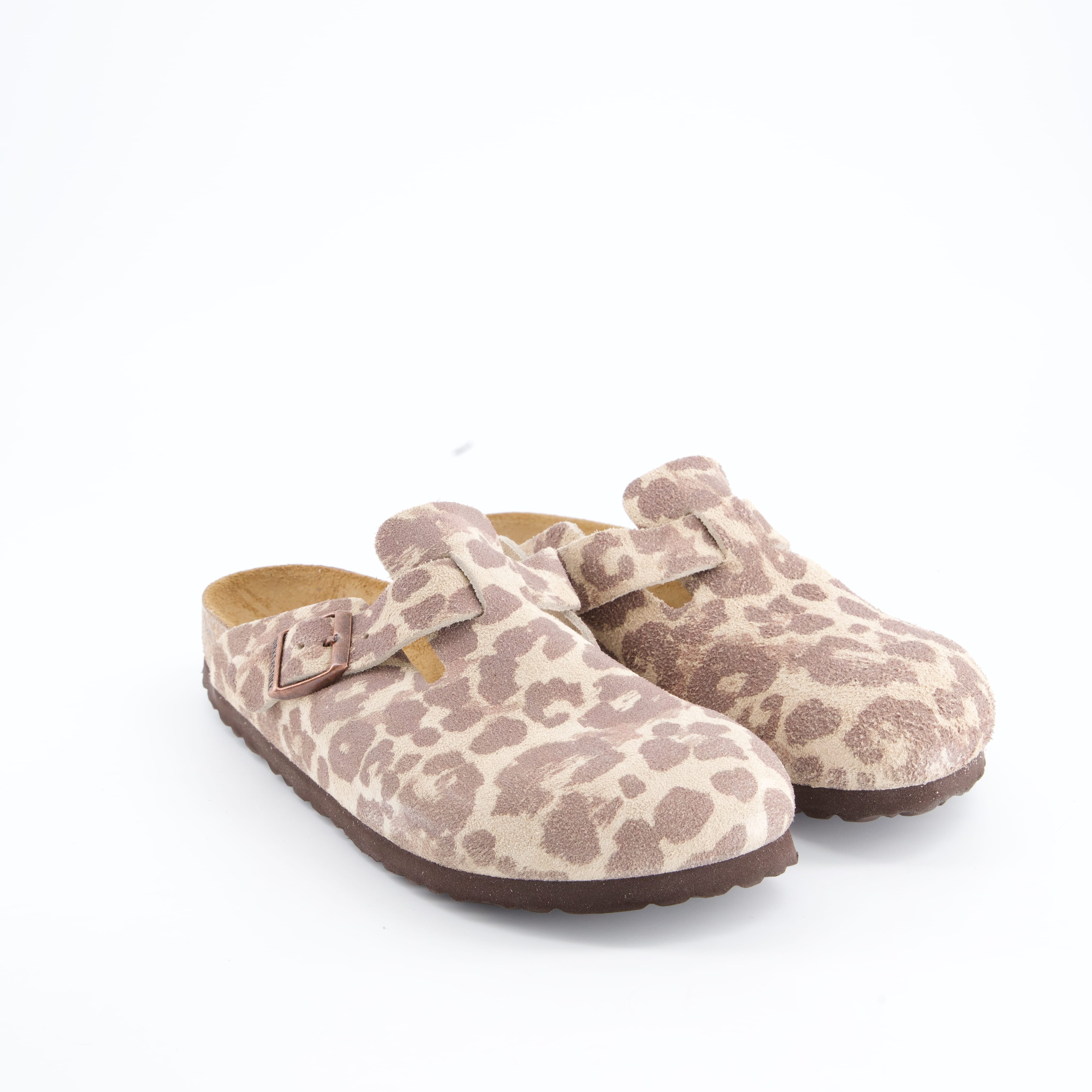 BIRKENSTOCK Damenschuhe - Pantoffel Pantoffel Boston Suede Leather Unisex