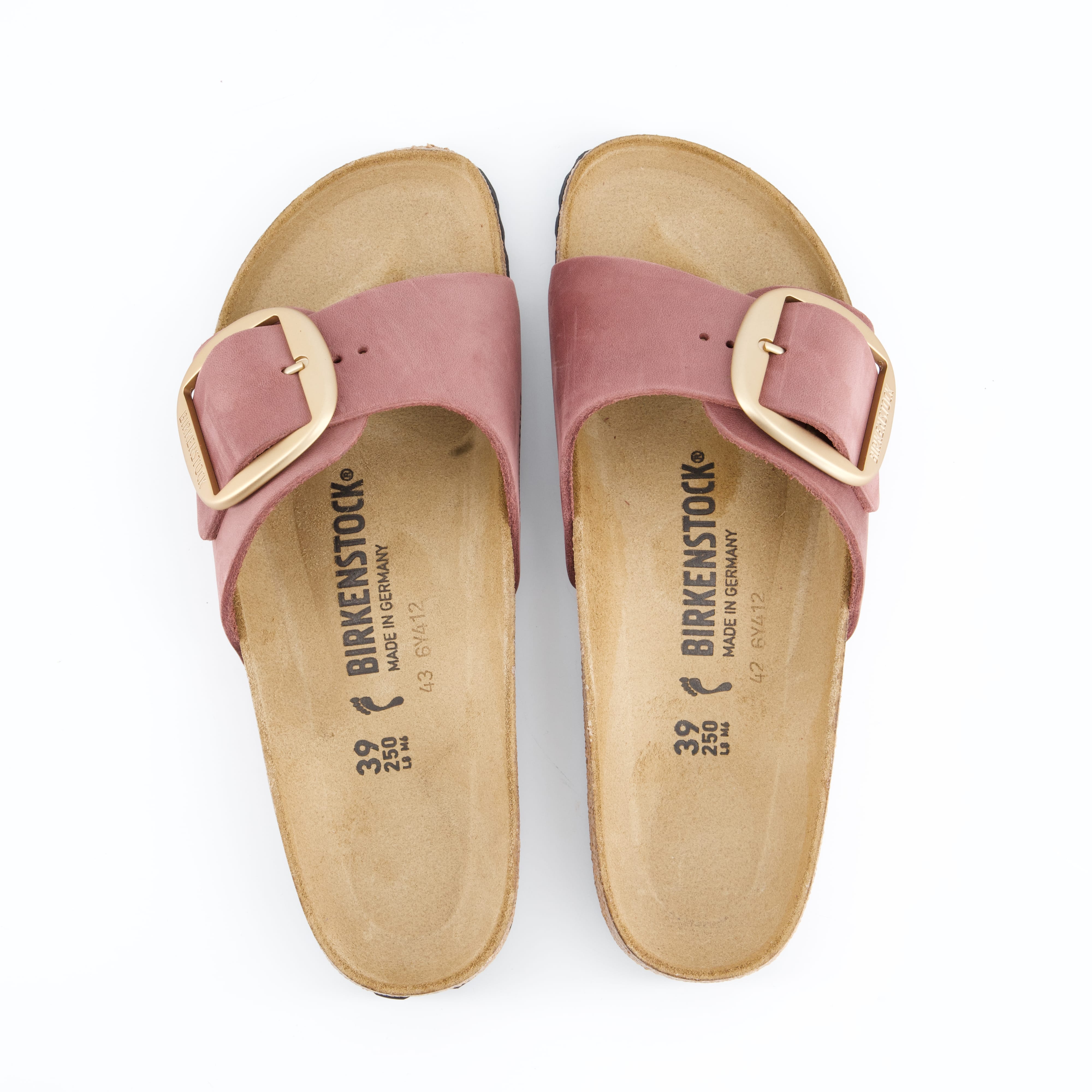 BIRKENSTOCK Damenschuhe - Pantoffel Pantoffel Madrid Big Buckle Nubuck Leather Women