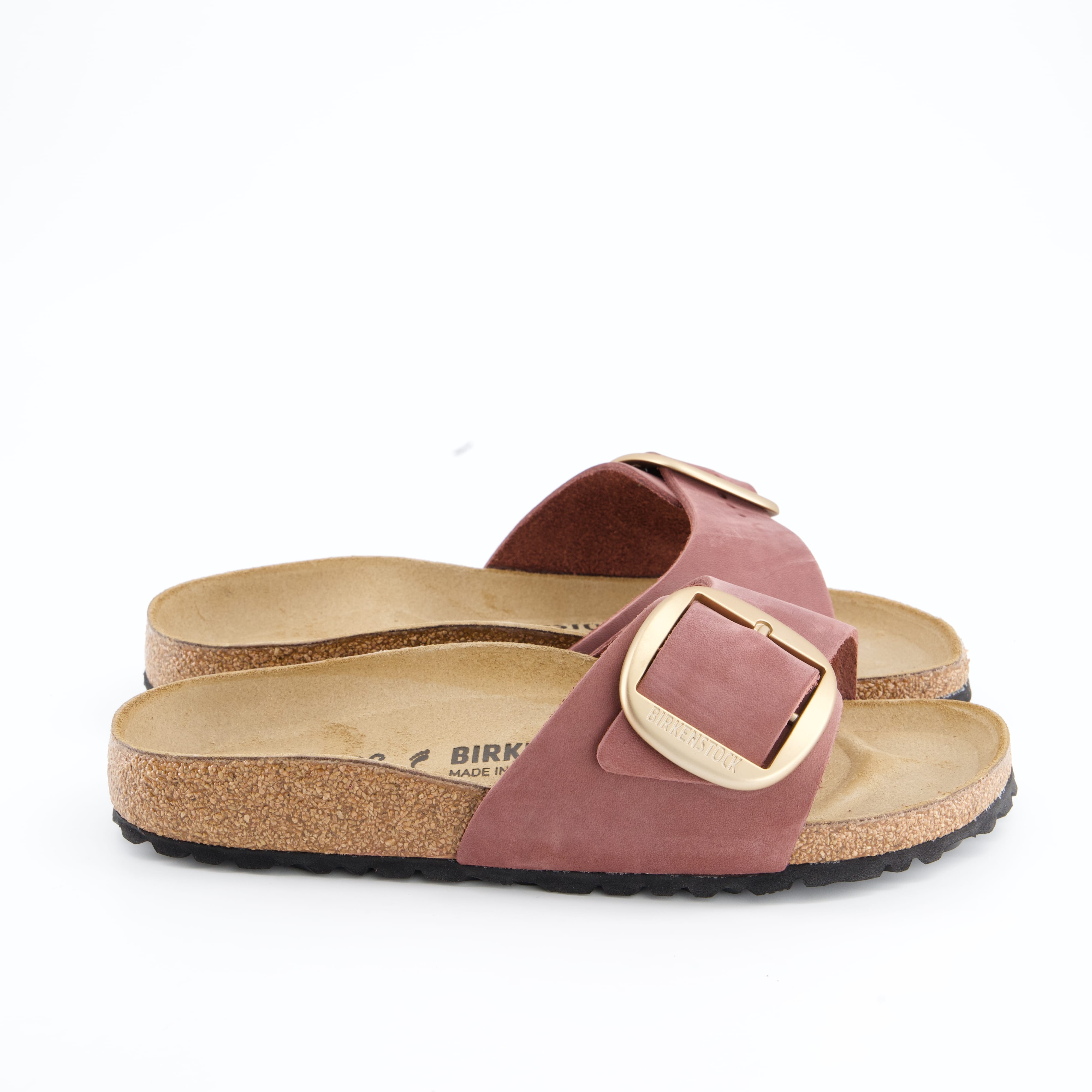 BIRKENSTOCK Damenschuhe - Pantoffel Pantoffel Madrid Big Buckle Nubuck Leather Women