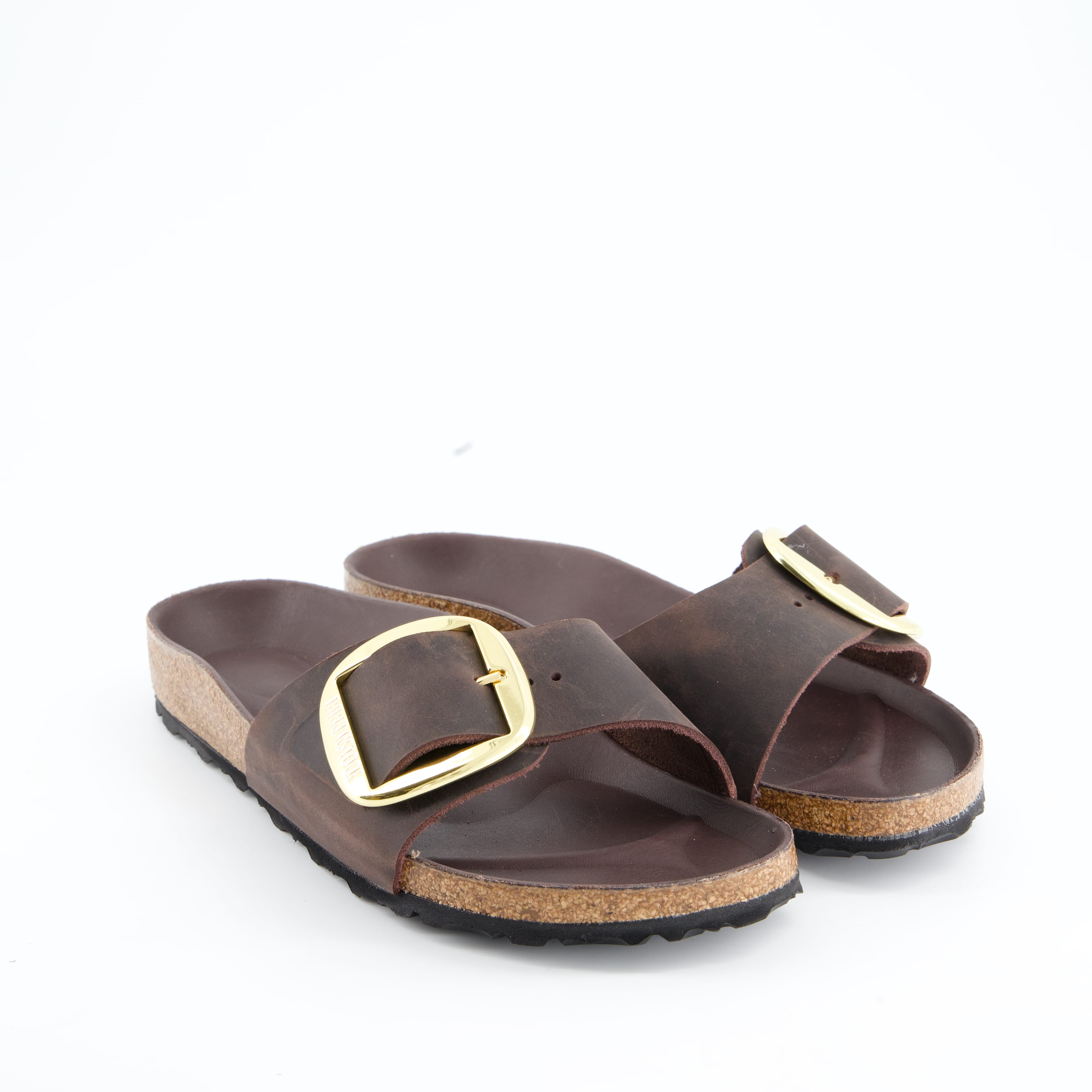 BIRKENSTOCK Damenschuhe - Pantoffel Pantoffel Madrid Big Buckle Oiled Leather Women