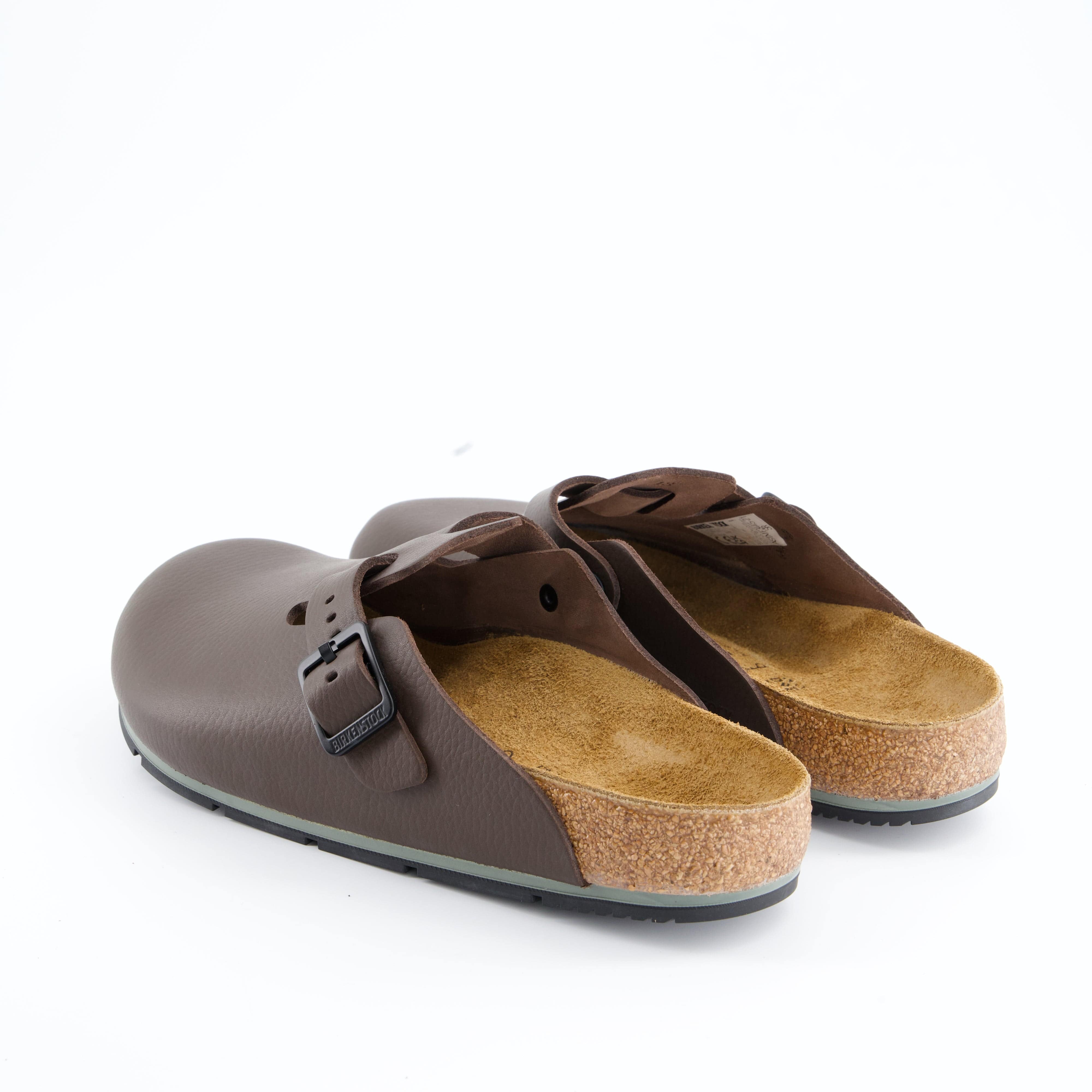 BIRKENSTOCK Herrenschuh - Hausschuh Hausschuh Boston Pro Natural Leather