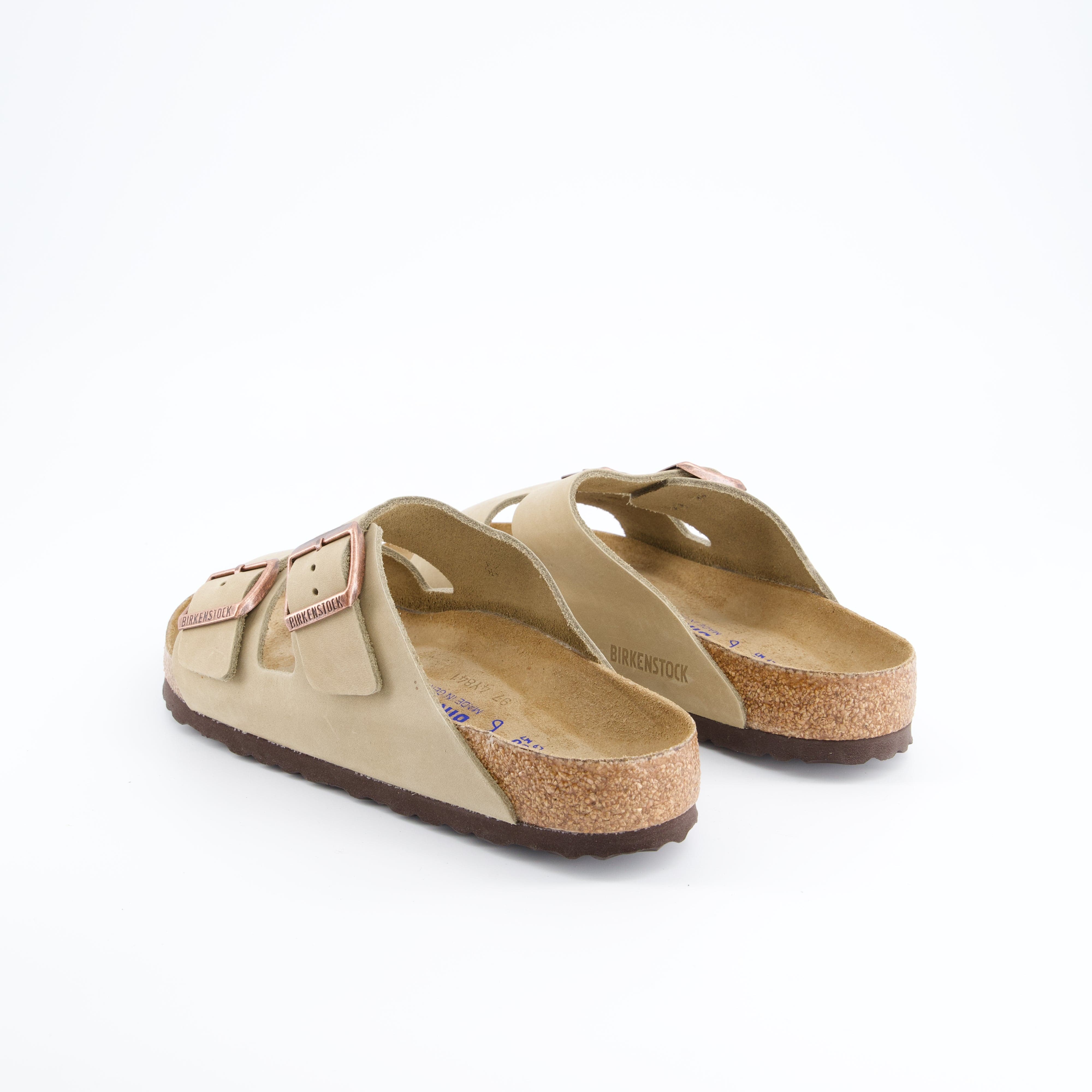 BIRKENSTOCK Herrenschuh - Pantoffel Pantoffel Arizona Soft Footbed Natural Leather Oil