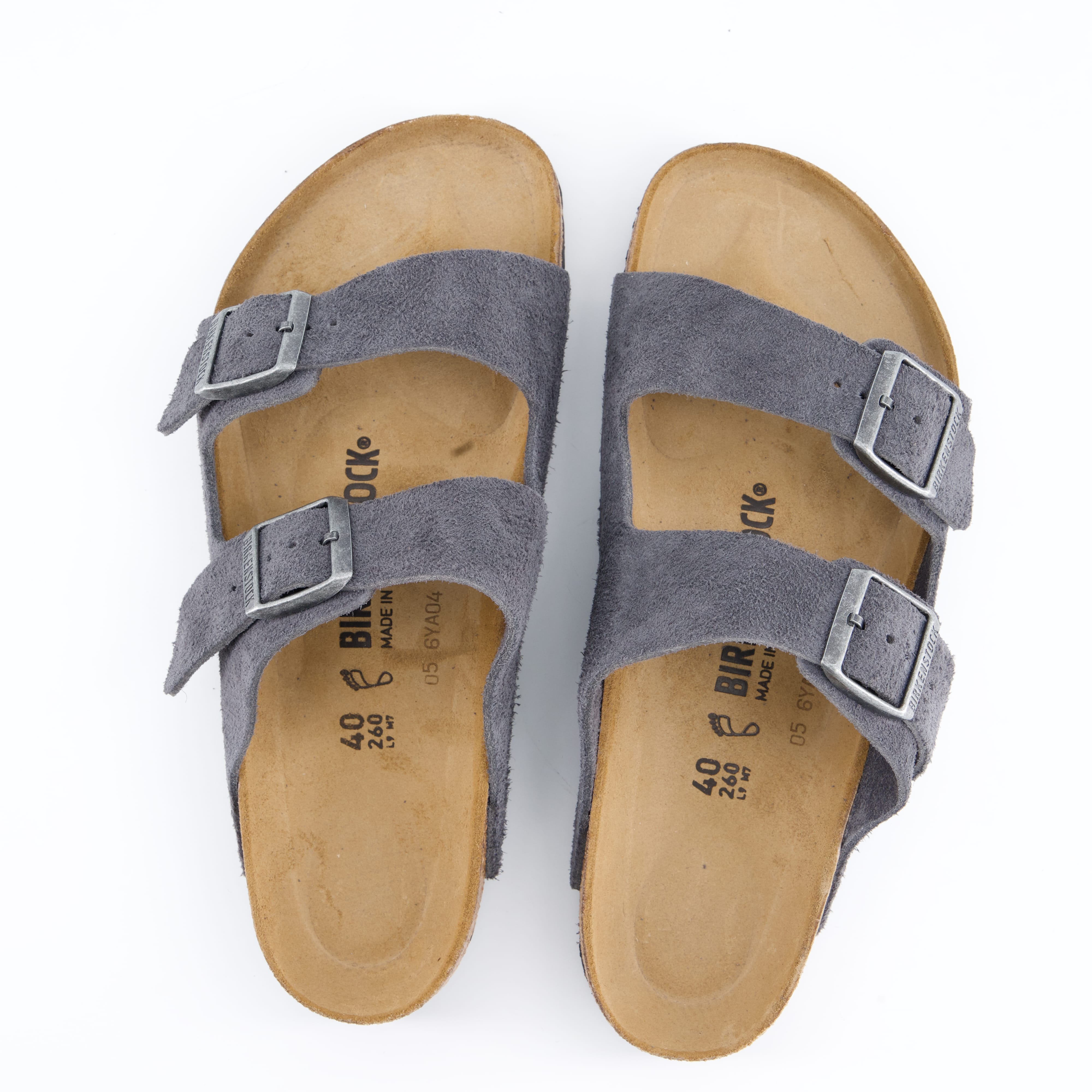 BIRKENSTOCK Herrenschuh - Pantoffel Pantoffel Arizona Suede Leather