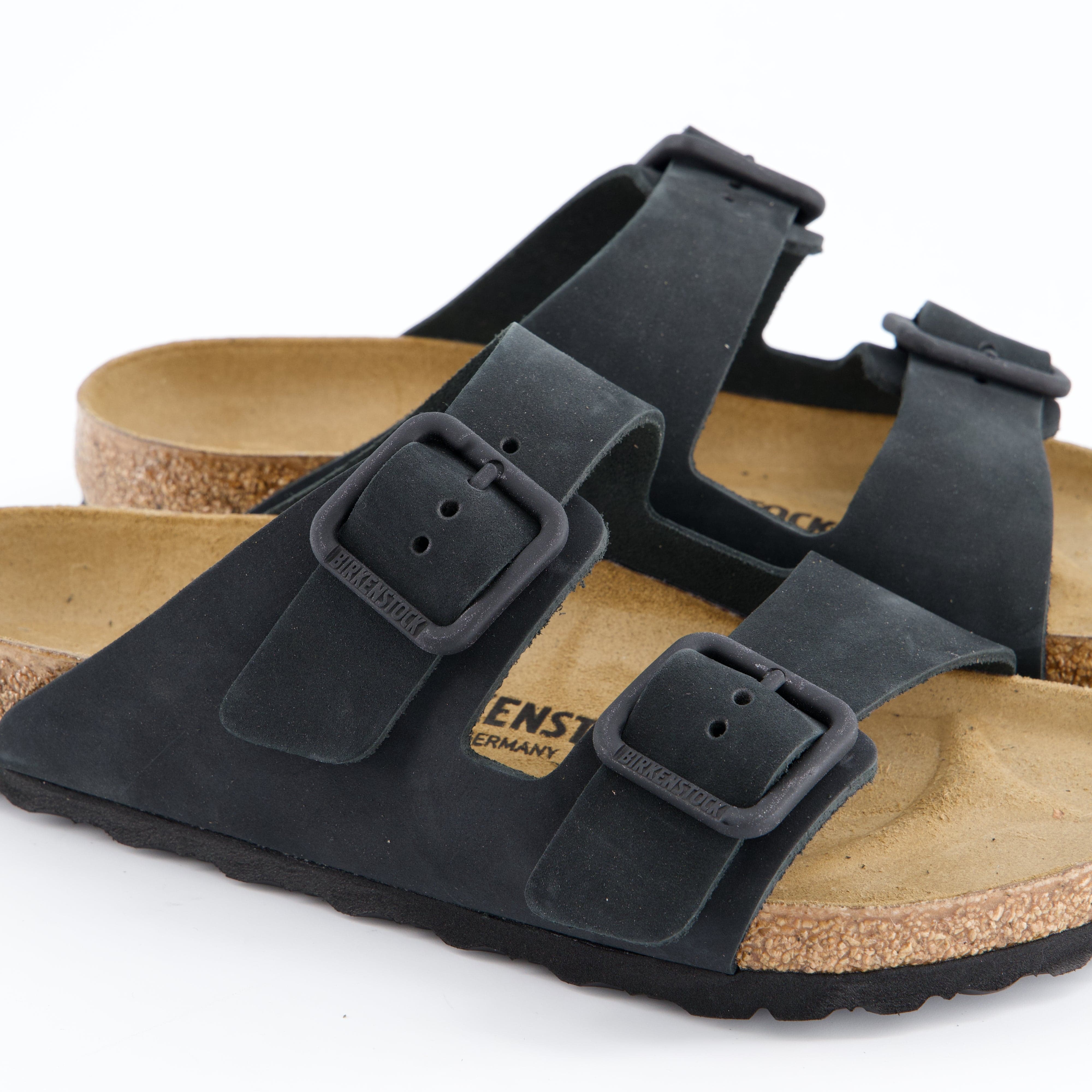 BIRKENSTOCK Herrenschuh - Pantoffel Pantoffel Arizona WB Nubuk Leather