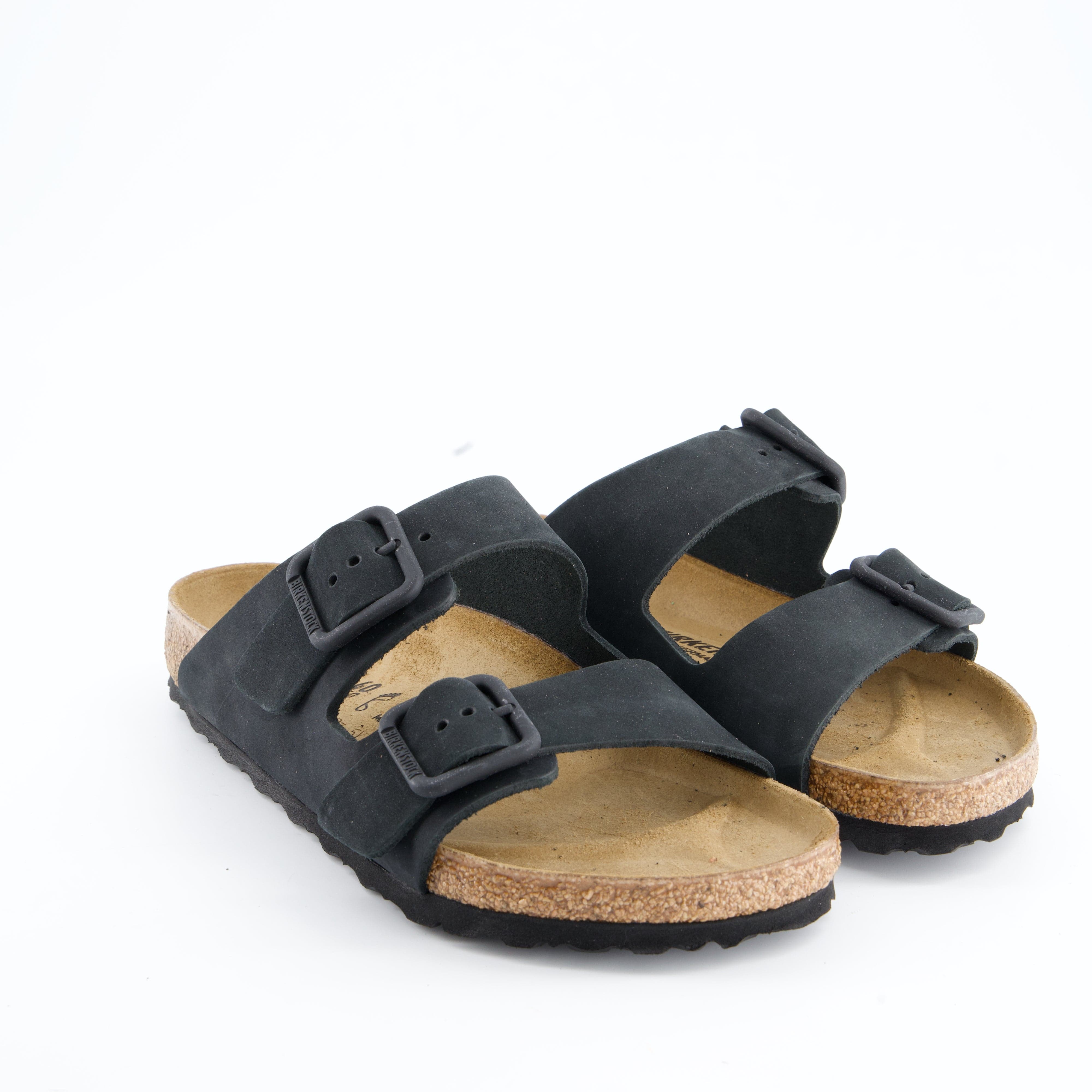 BIRKENSTOCK Herrenschuh - Pantoffel Pantoffel Arizona WB Nubuk Leather