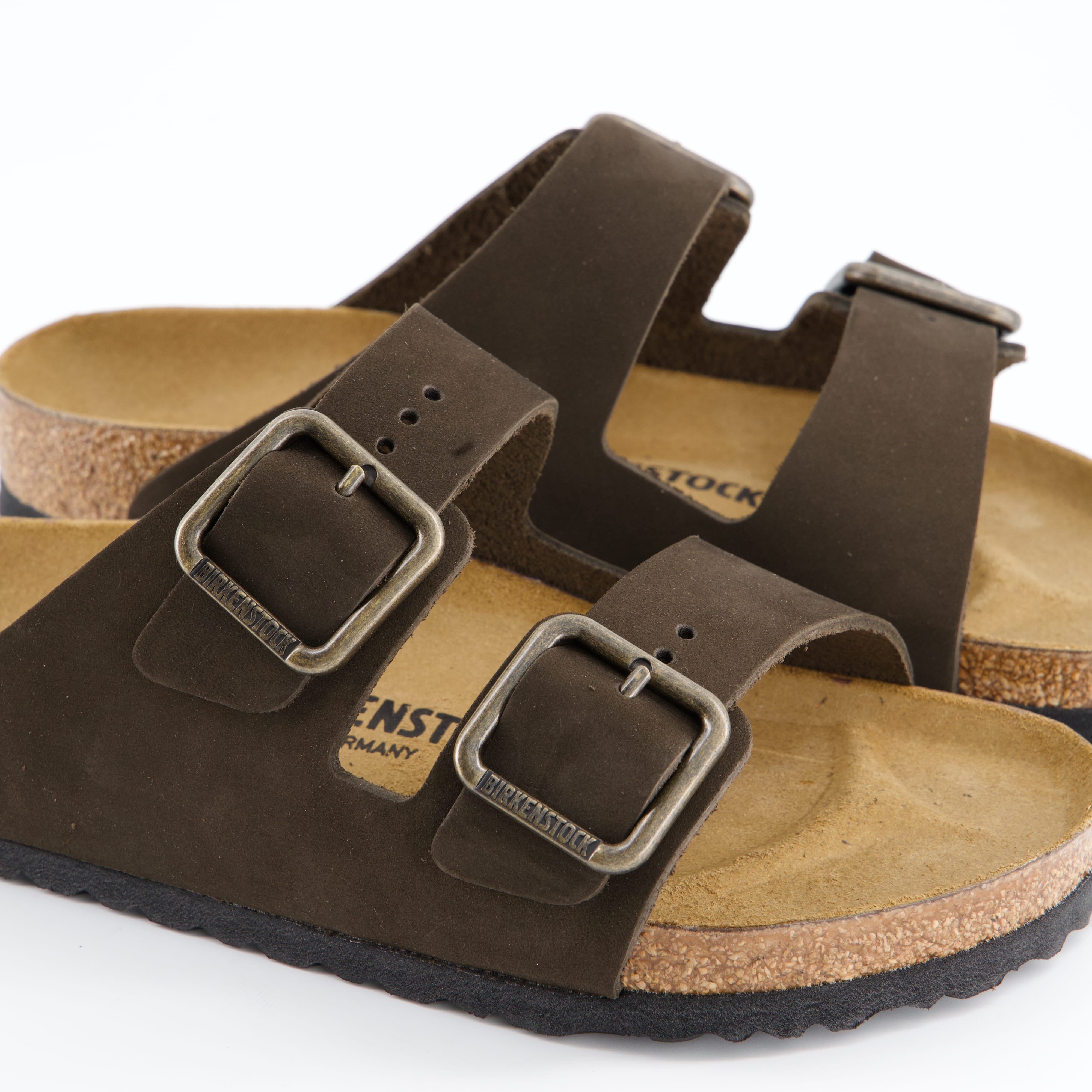 BIRKENSTOCK Herrenschuh - Pantoffel Pantoffel Arizona Wire Buckle Nubuck Leather Unise