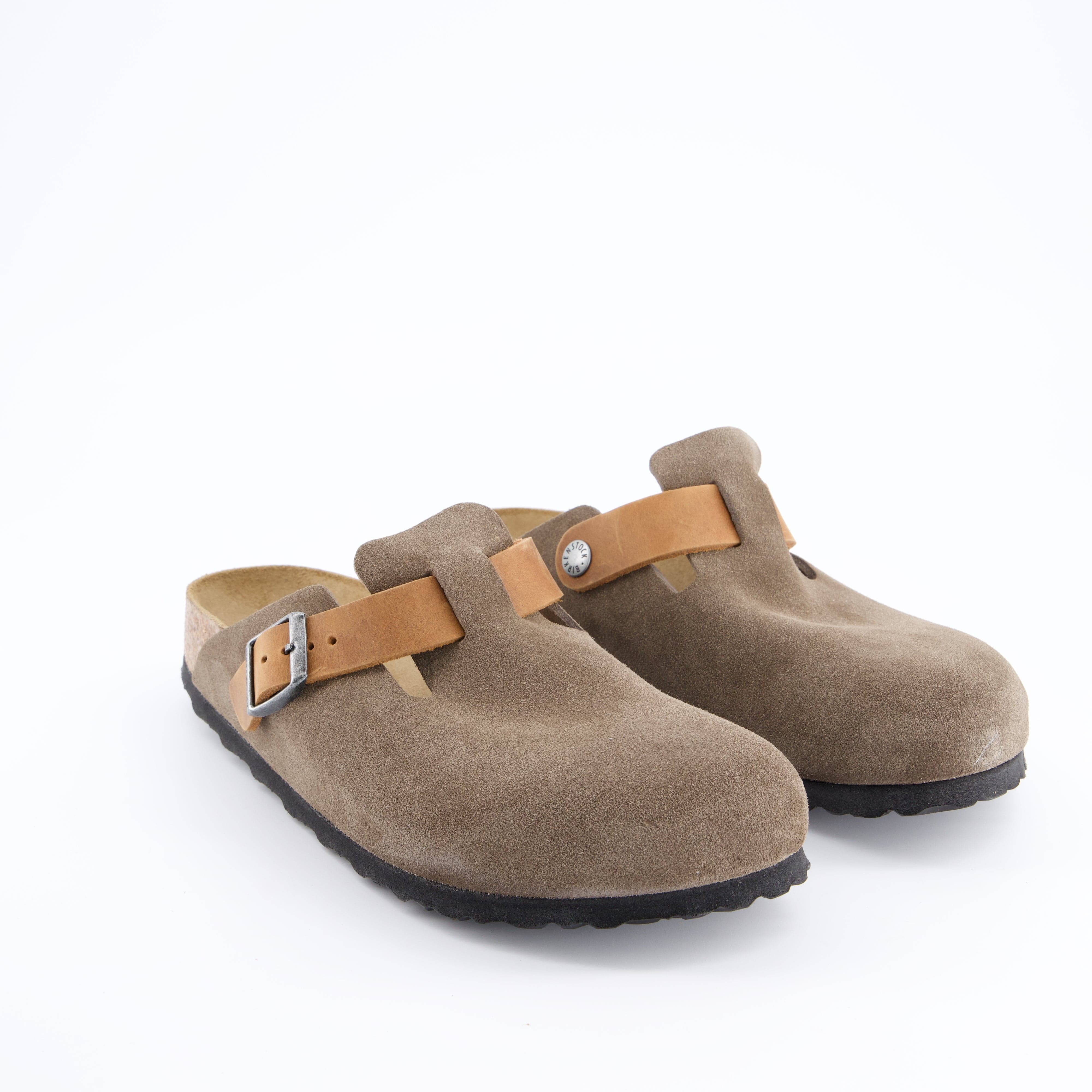 BIRKENSTOCK Herrenschuh - Pantoffel Pantoffel Boston BS Mixed Leather