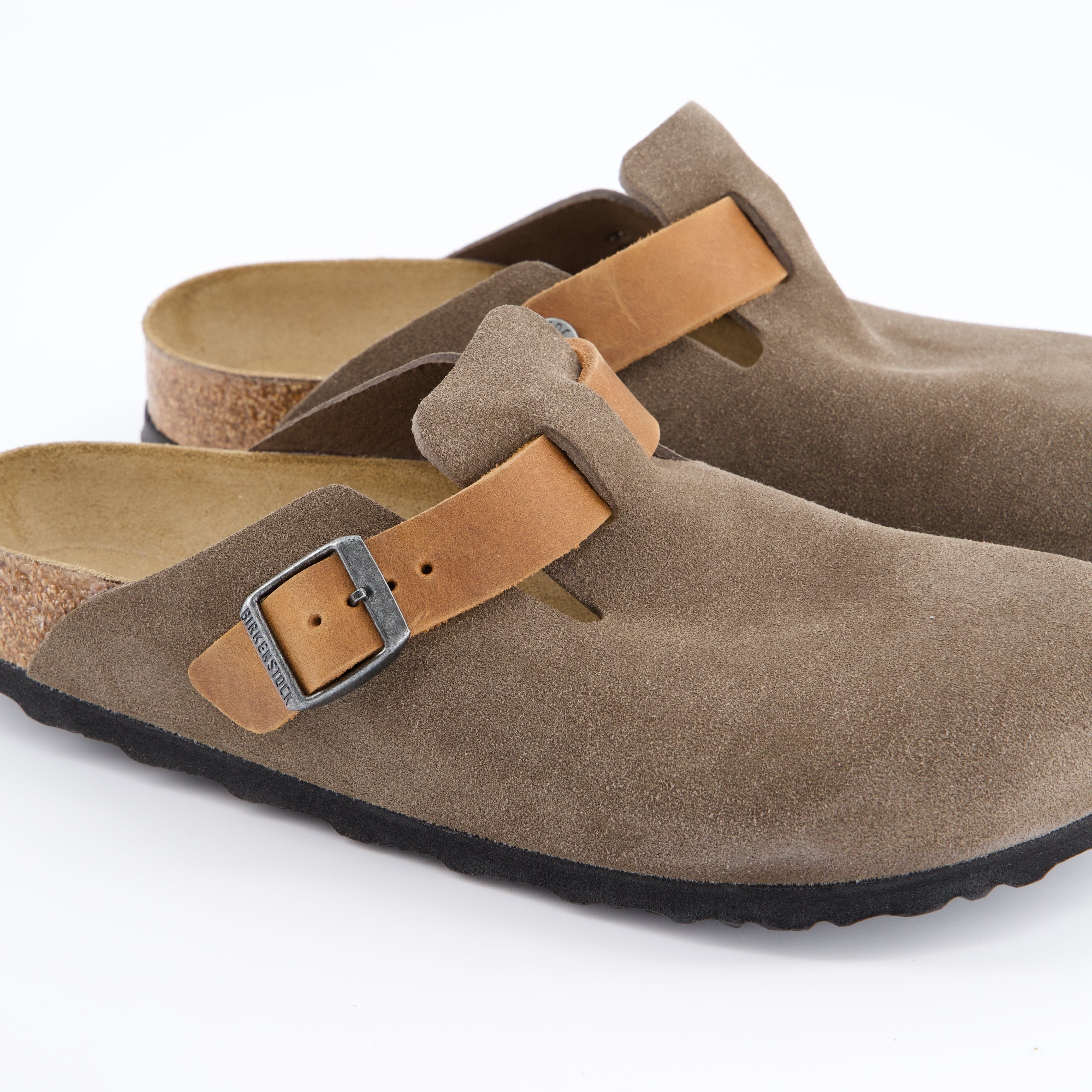 BIRKENSTOCK Herrenschuh - Pantoffel Pantoffel Boston BS Mixed Leather