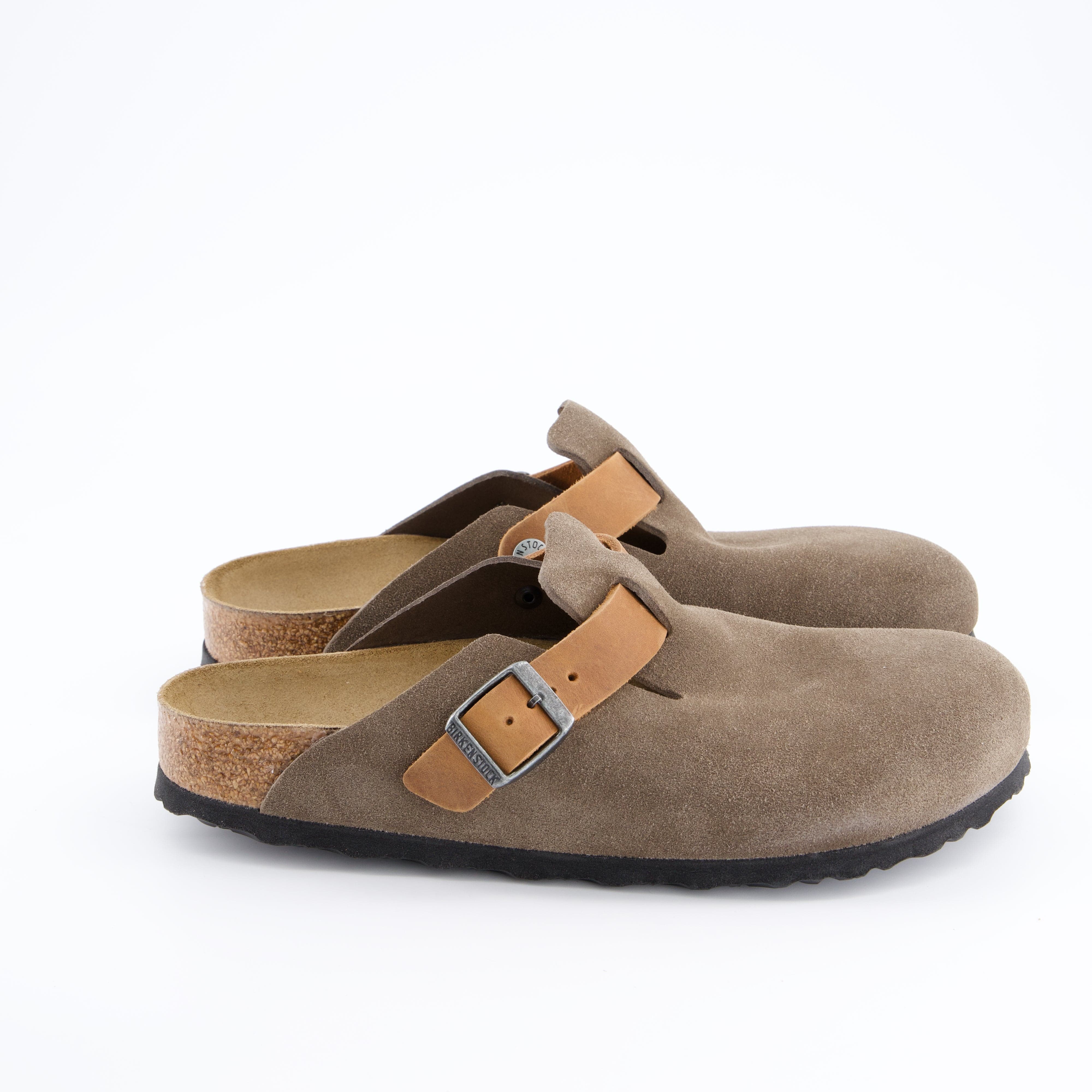 BIRKENSTOCK Herrenschuh - Pantoffel Pantoffel Boston BS Mixed Leather