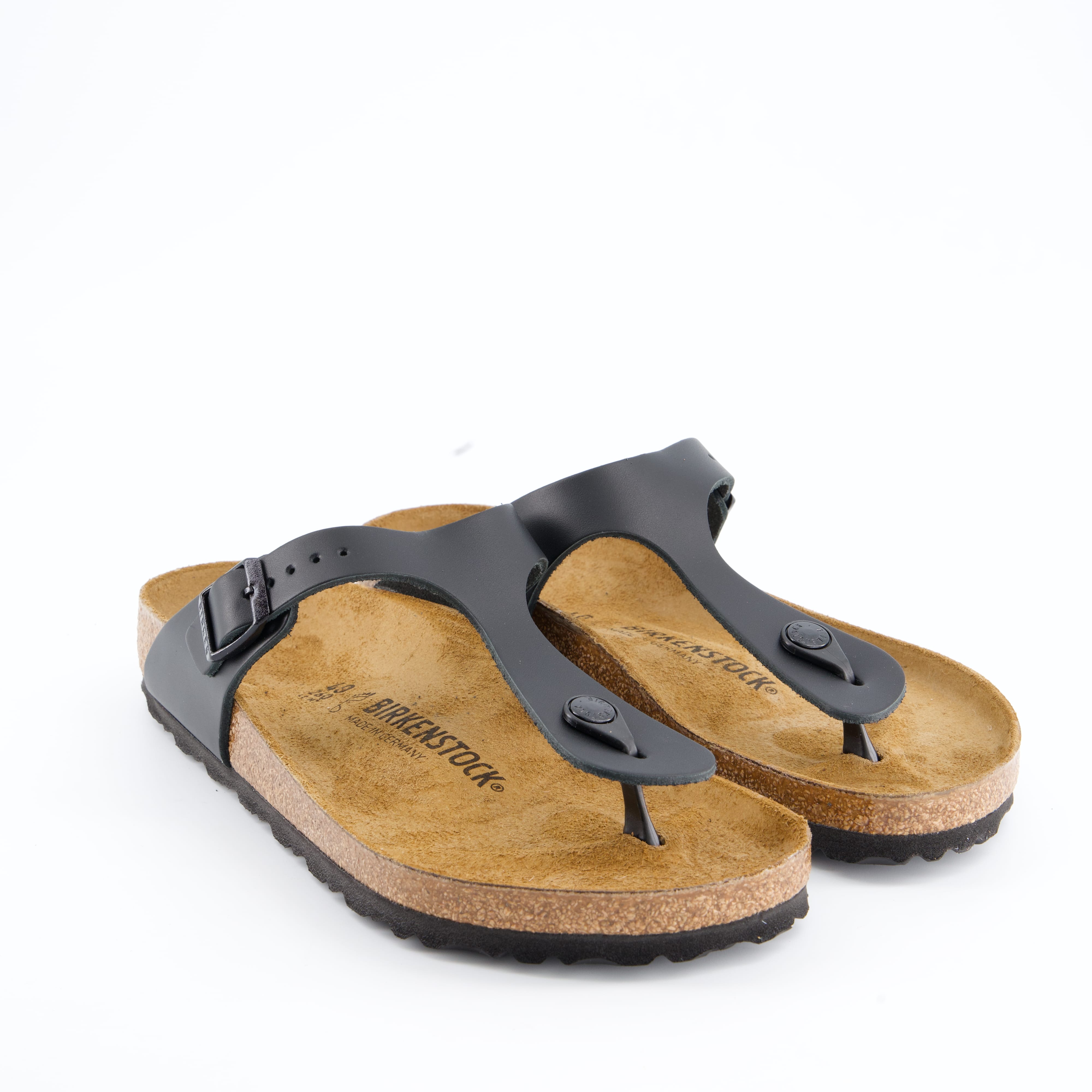 BIRKENSTOCK Herrenschuh - Pantoffel Pantoffel Gizeh BS Natural Leather