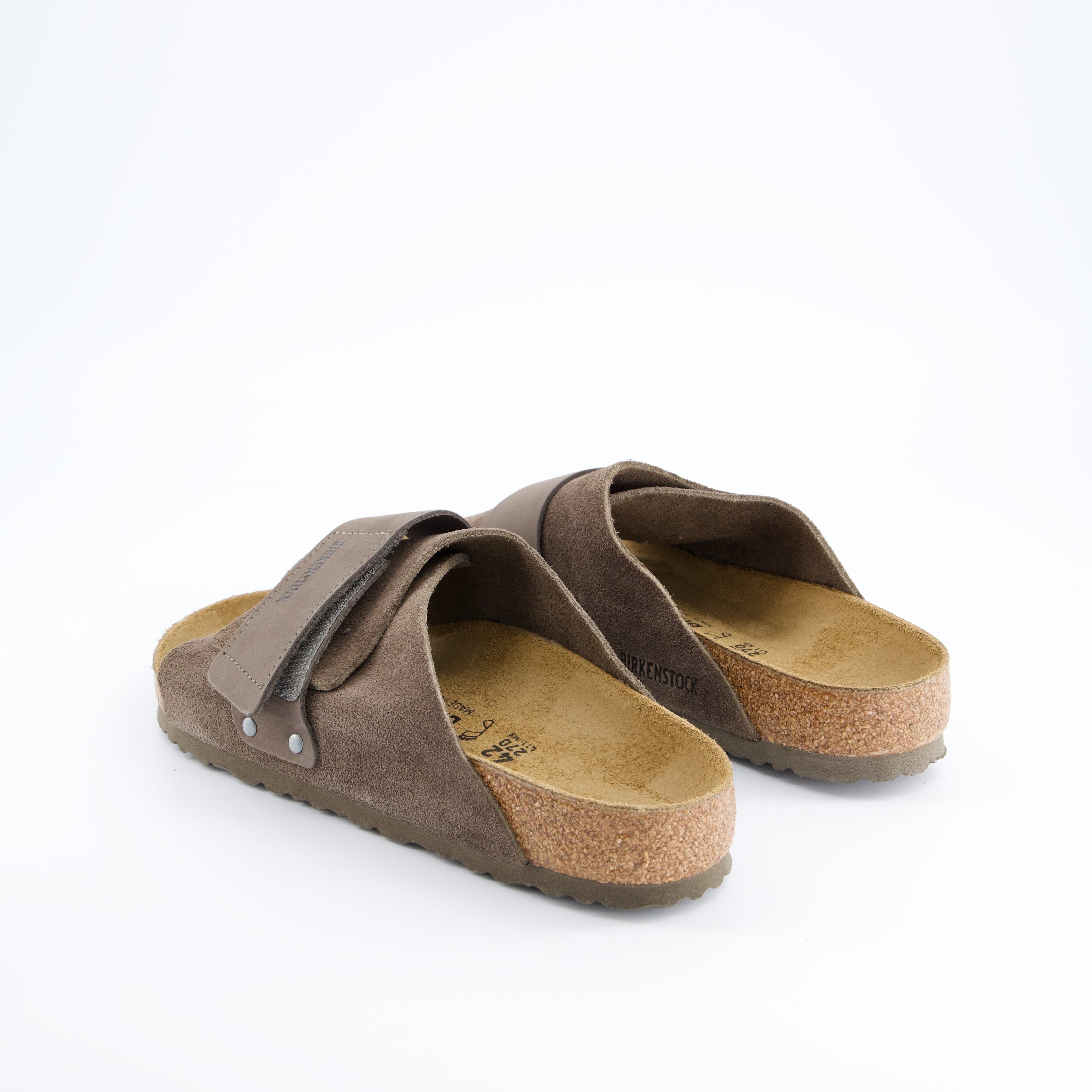 BIRKENSTOCK Herrenschuh - Pantoffel, Pantoffel Kyoto Nubuck Leather/Suede