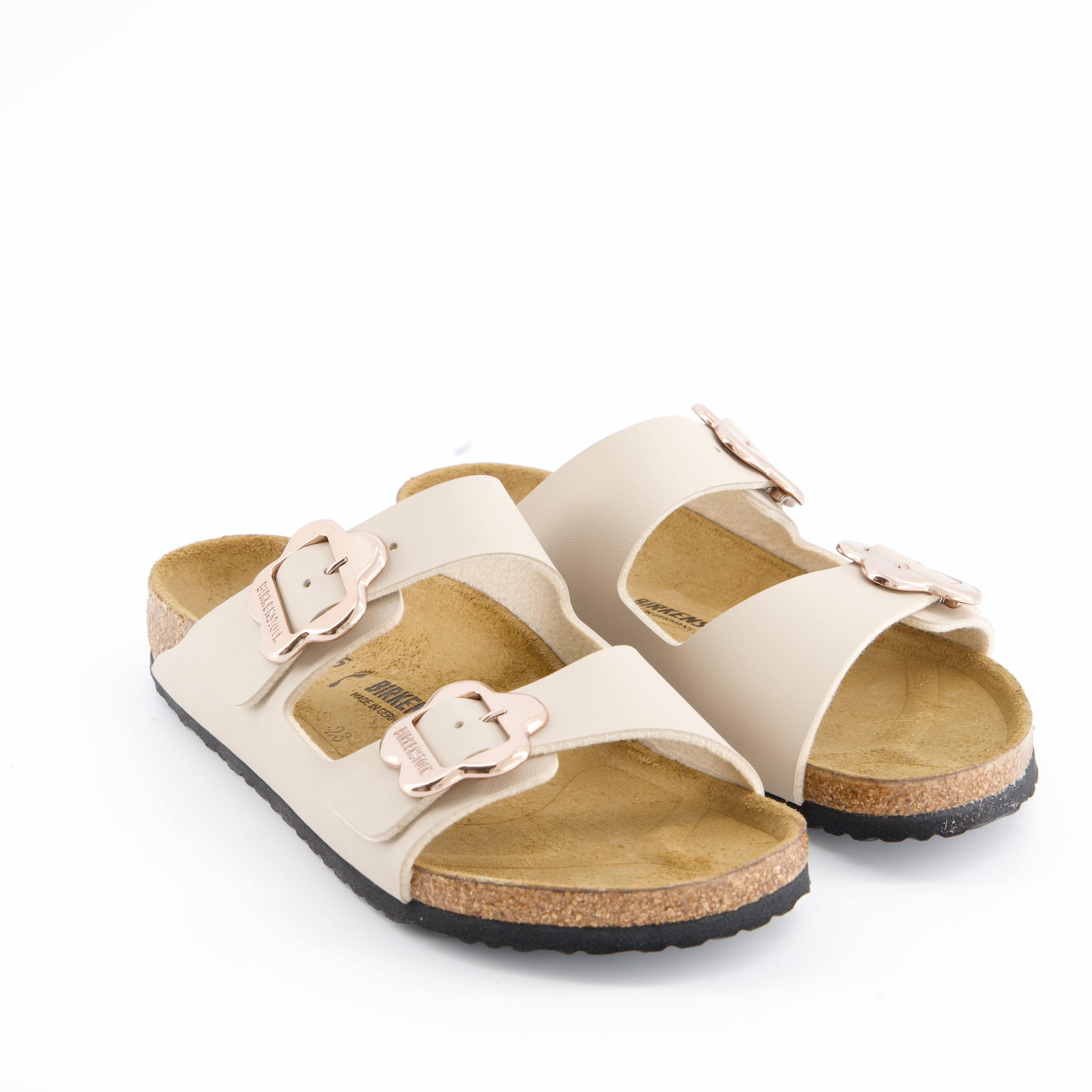 BIRKENSTOCK Mädchenschuhe - Hausschuh Hausschuh Arizona Flower Buckle Kids Birko-Flor