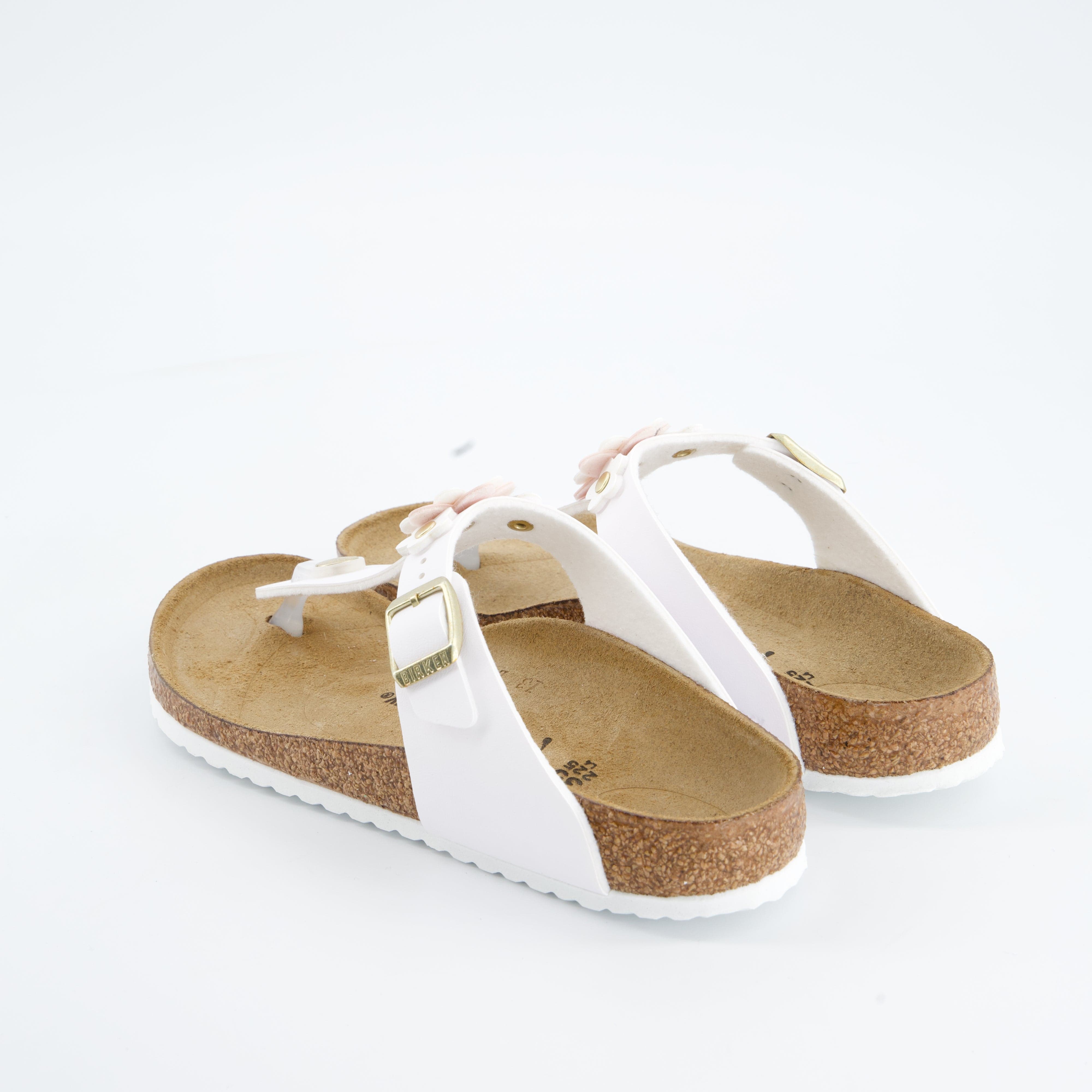 BIRKENSTOCK Mädchenschuhe - Pantoffel Pantoffel Gizeh Flowers Kids Birko-Flor