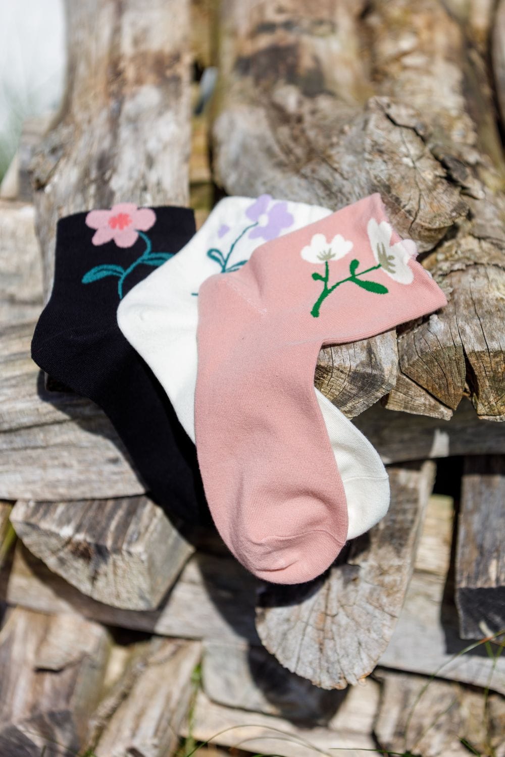Black Colour Socken - Damen Socke Stk. Damen Socke BCDEENA