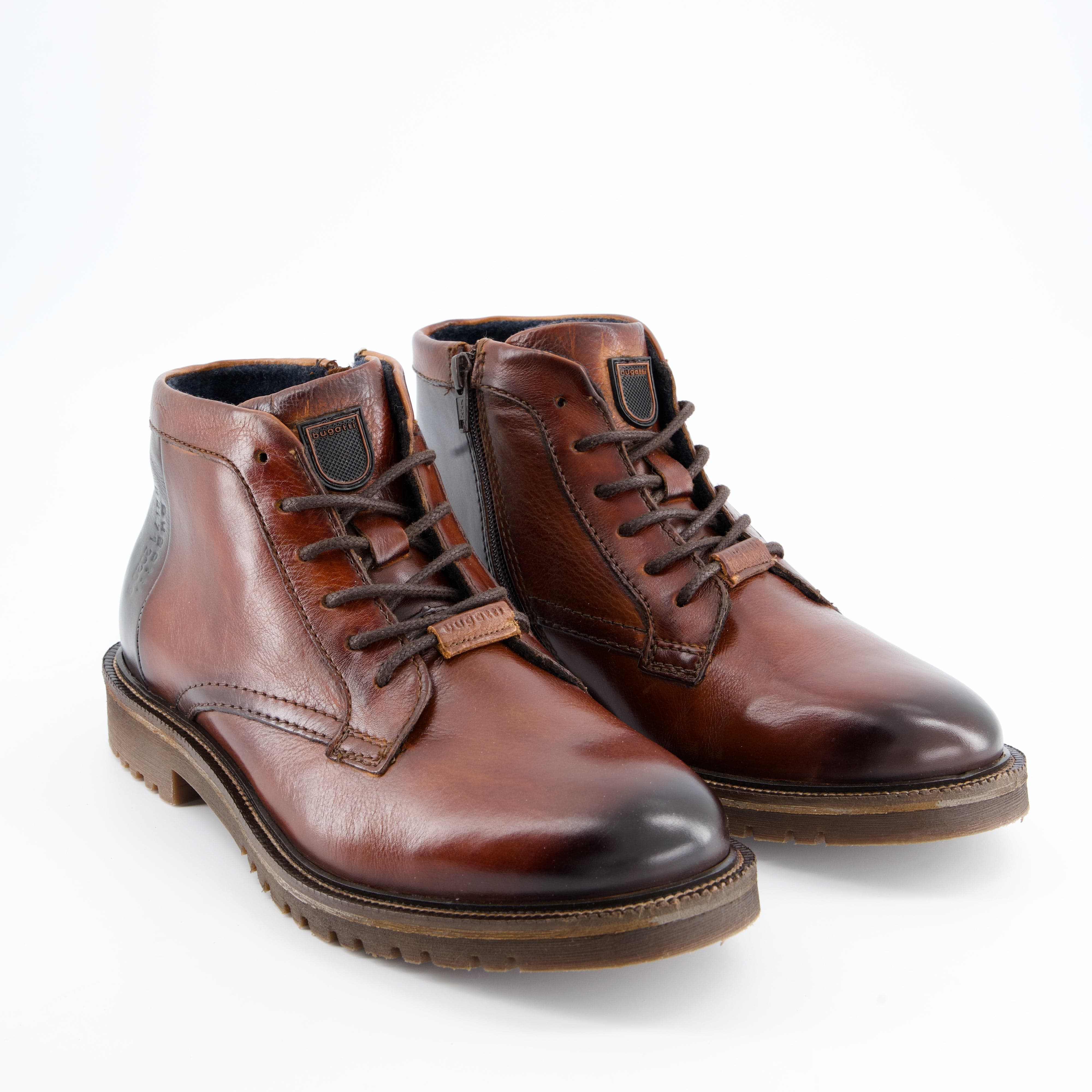 BUGATTI shoes man Herrenschuh - Schnürboot Schnürboot Seve
